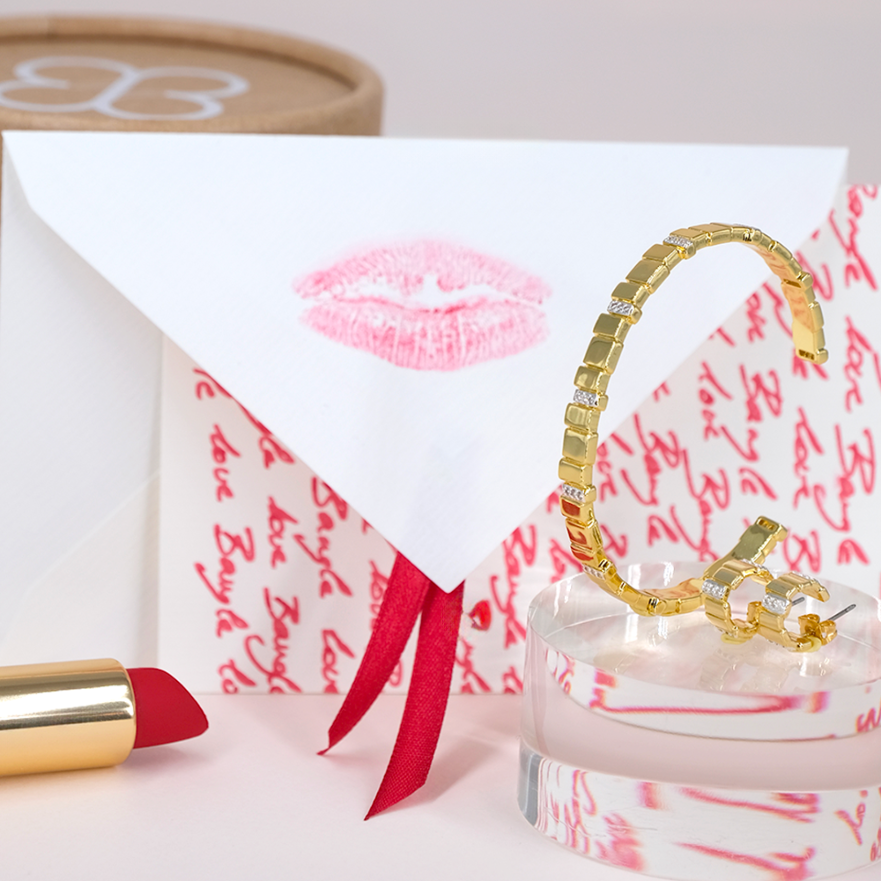 Coffret Jonc et Créoles Inès - Or Light