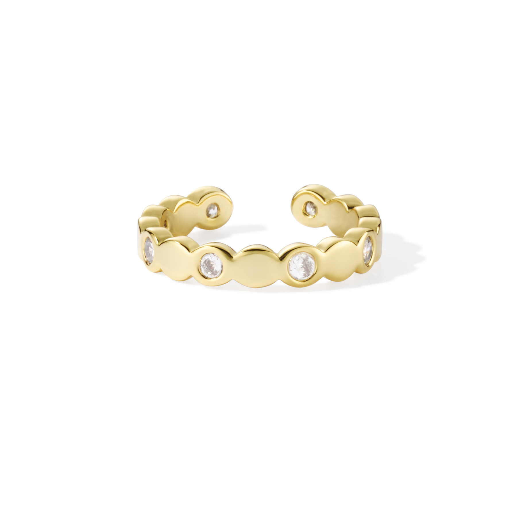 Bague Lumi - Or Light et Zircons