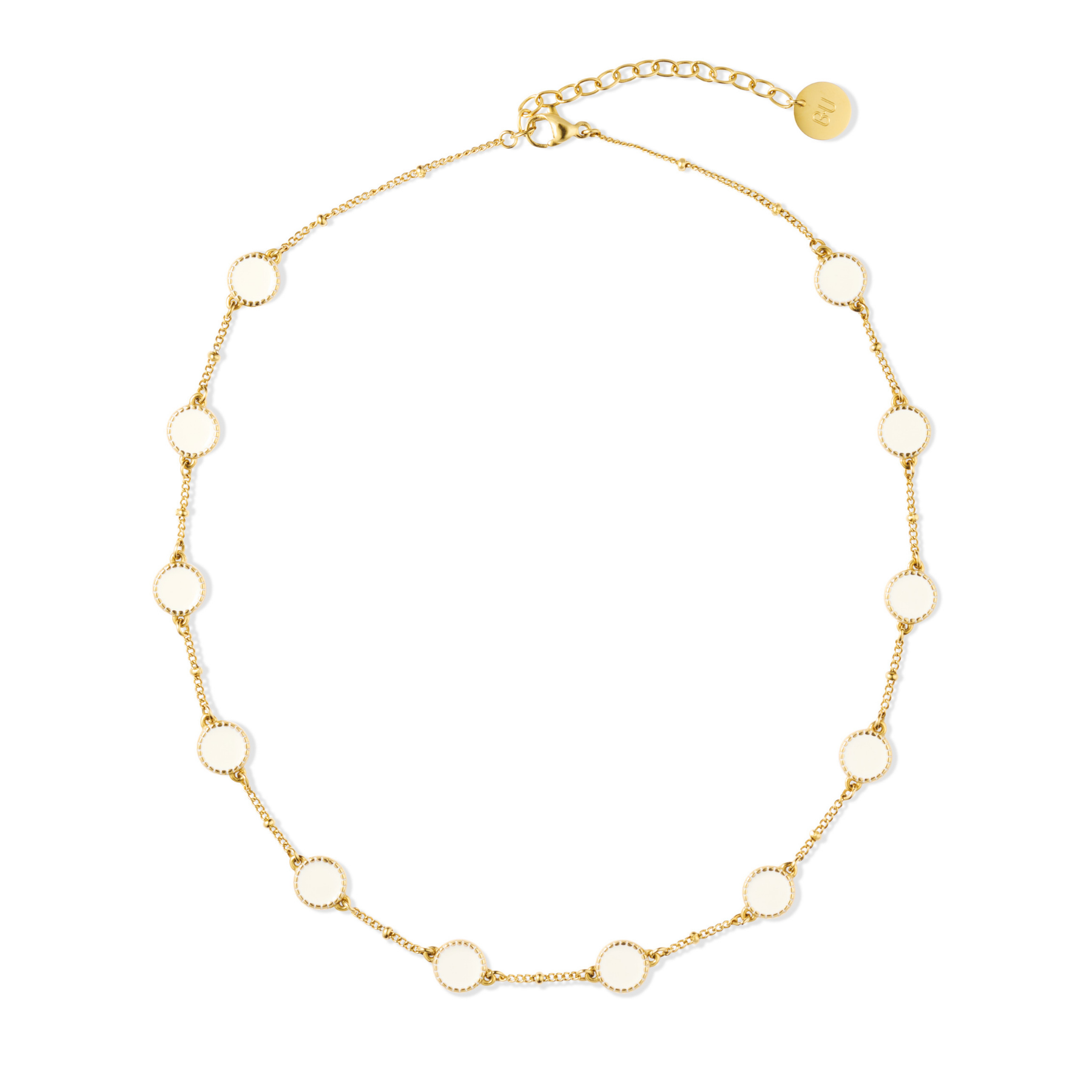 Baby Necklace - Sand White