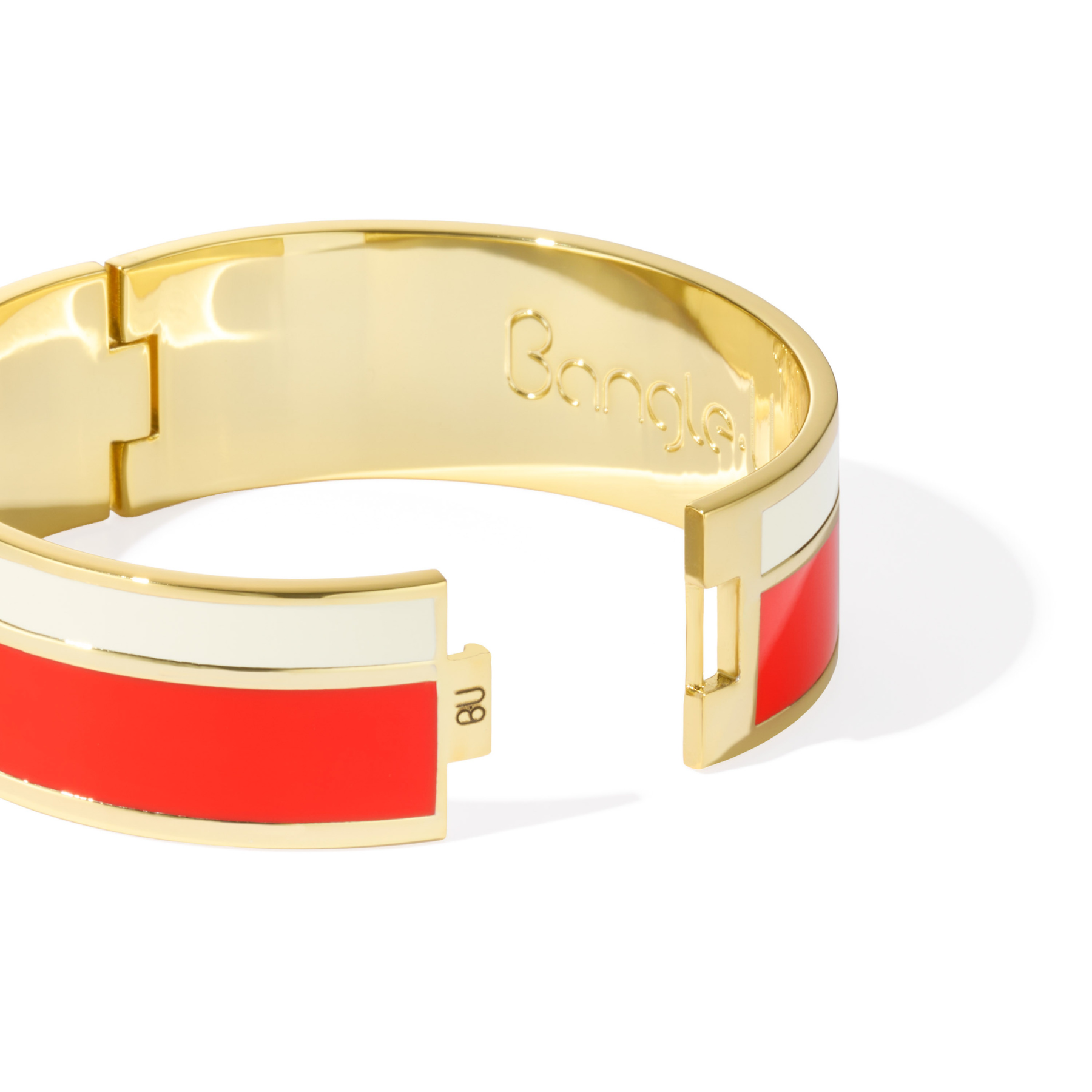 Bracelet Vaporetto - Orange Tangerine / Blanc Sable