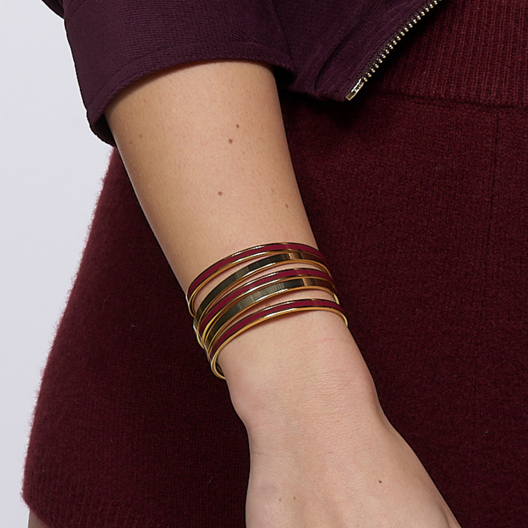 Jonc Bangle - Pomegranate