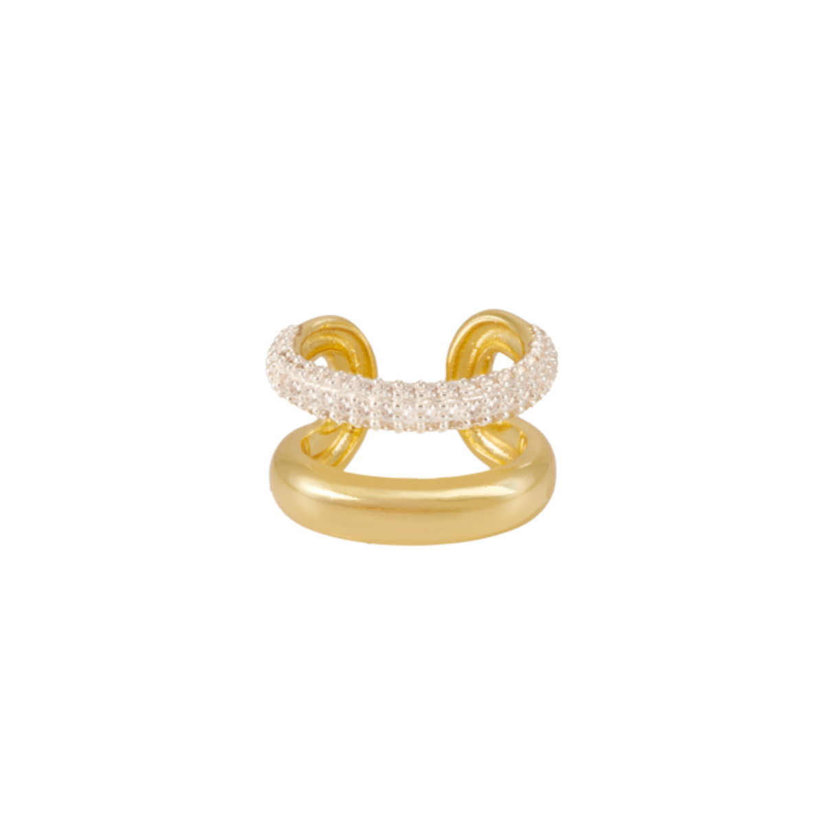 Bague AN-O - Or Light et Zircons