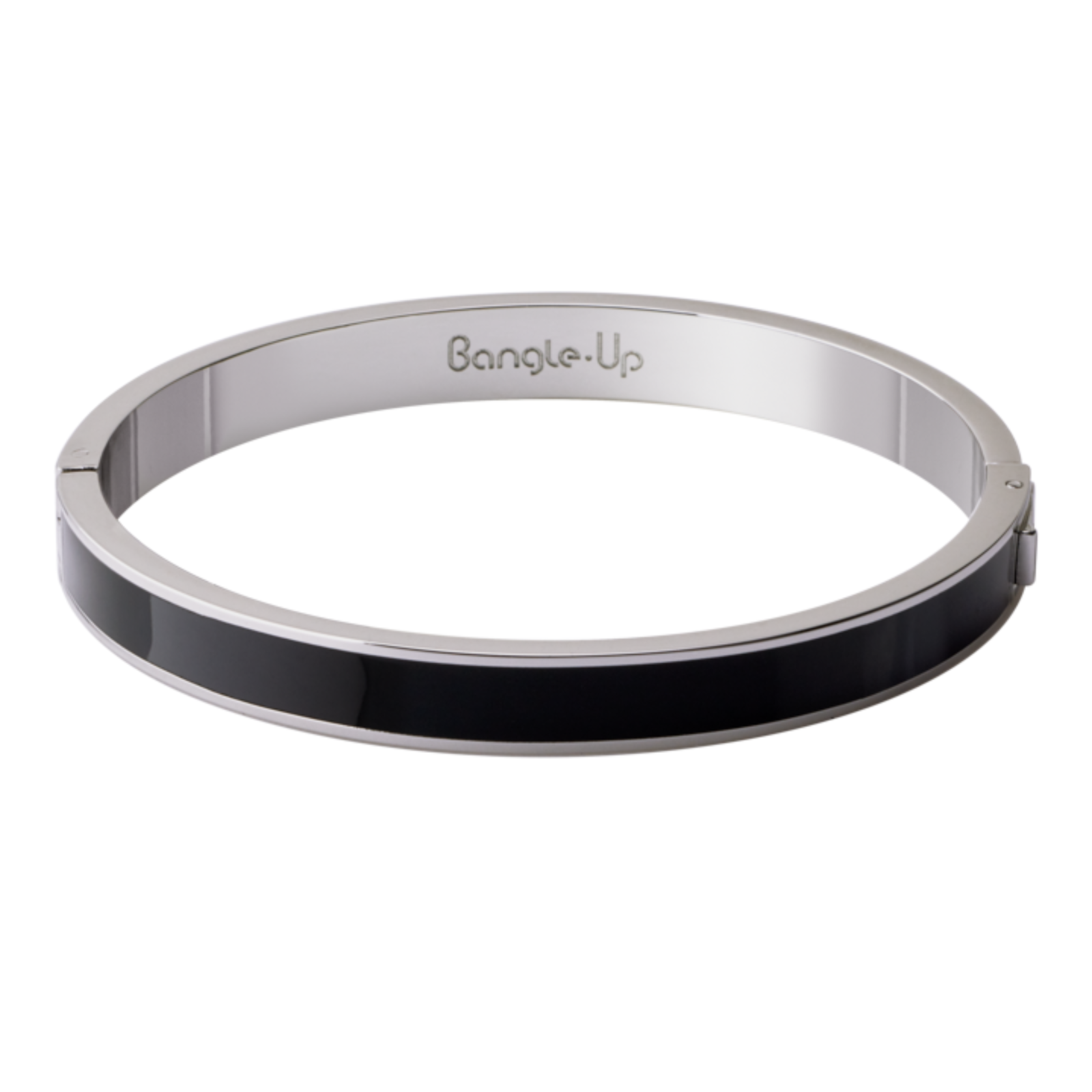 Bracelet  Bangle - Argent et Noir - Bangle-Up