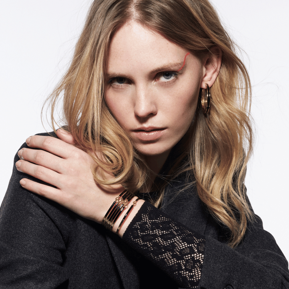 Bracelet Lily - Noir Carbon - Bangle-Up