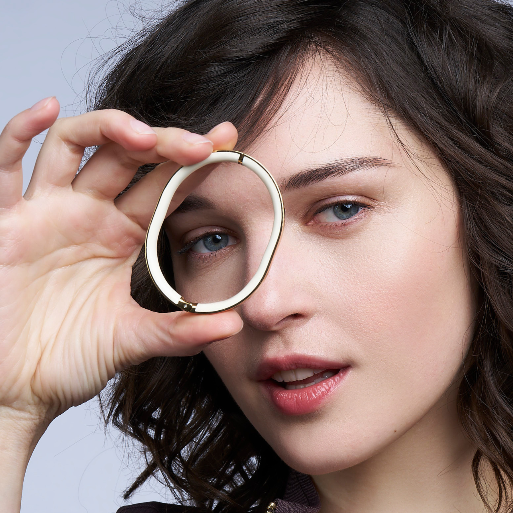 Bracelet Saturne - Blanc Sable