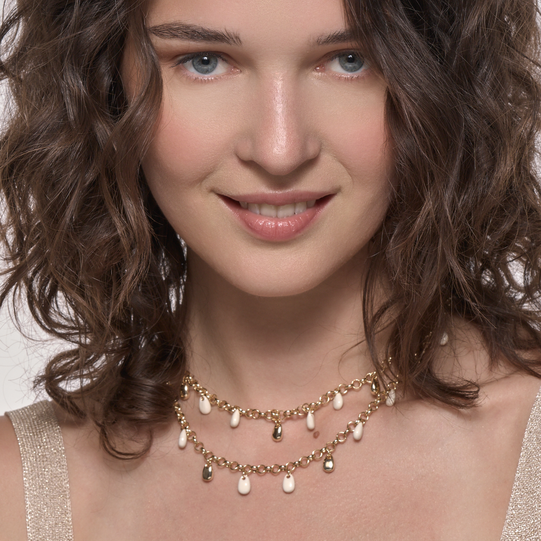 Collier Drop - Or Light