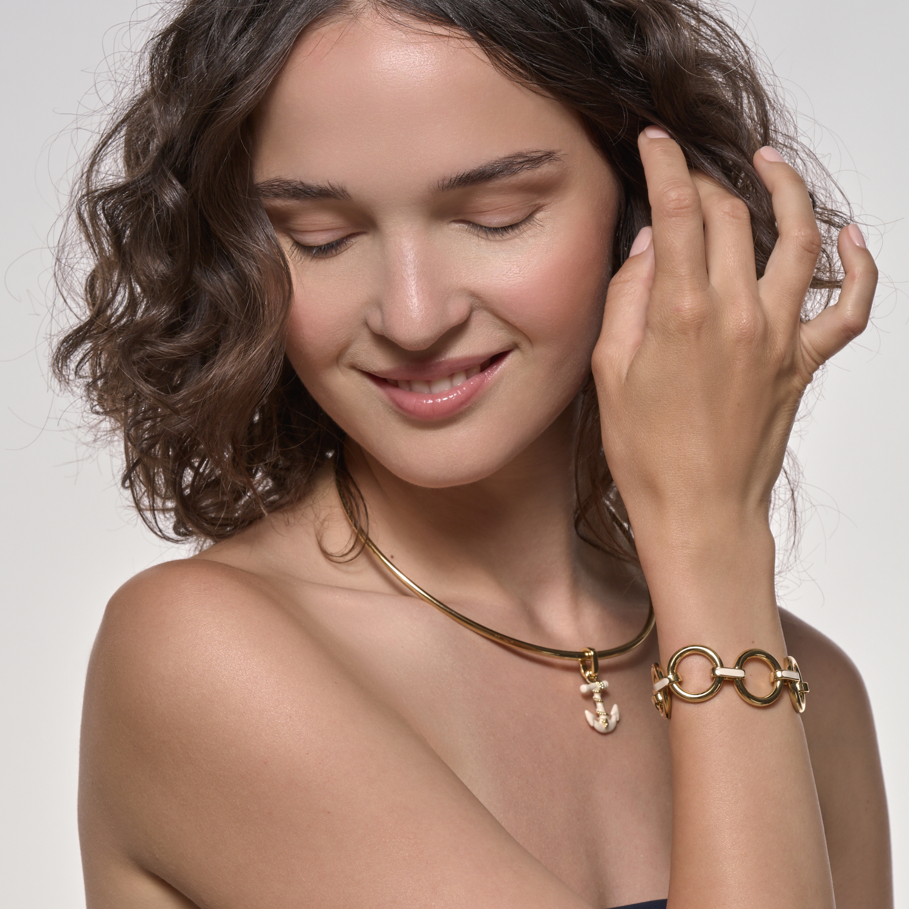 Bracelet EYELET - Blanc Sable