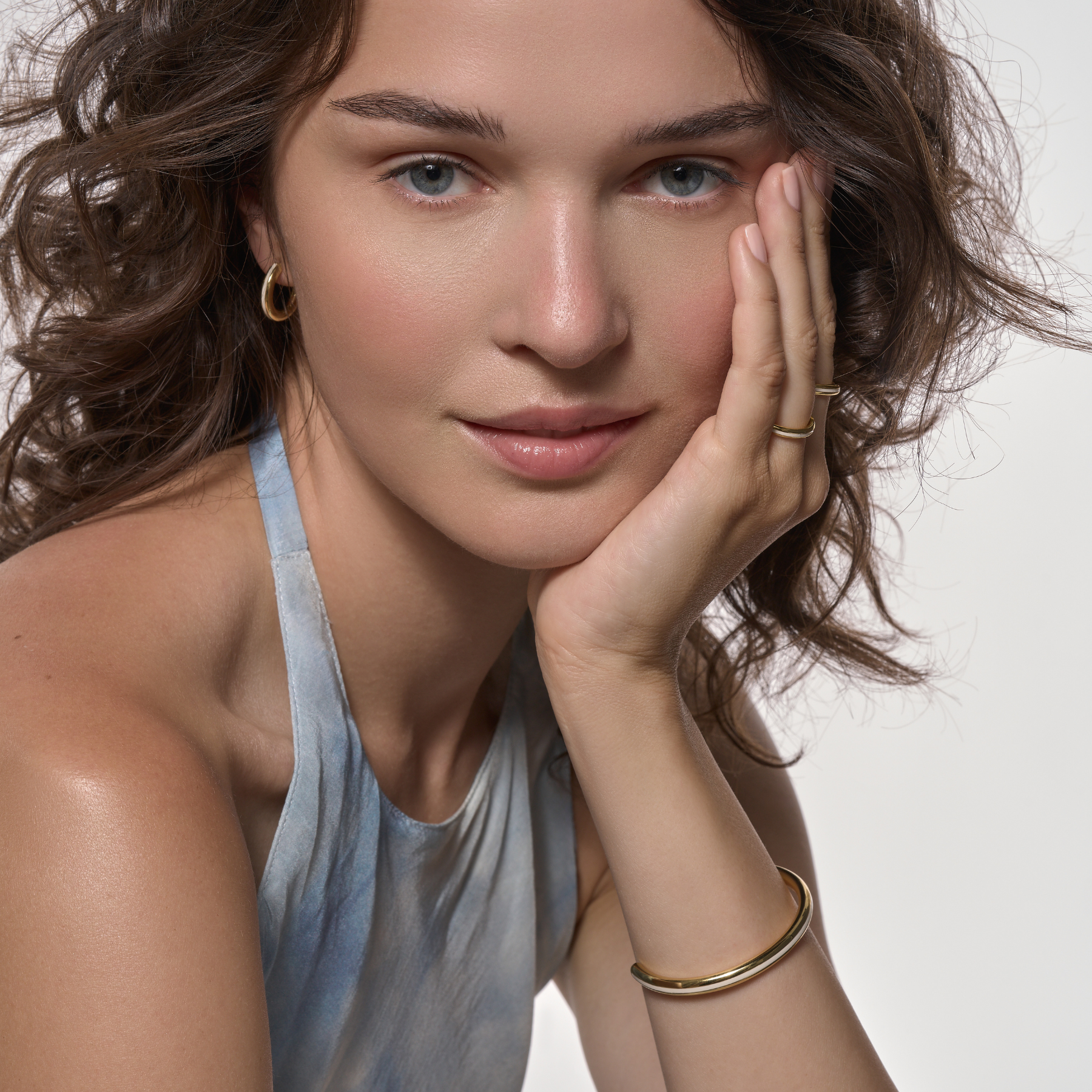 Bague Ligne - Blanc Sable