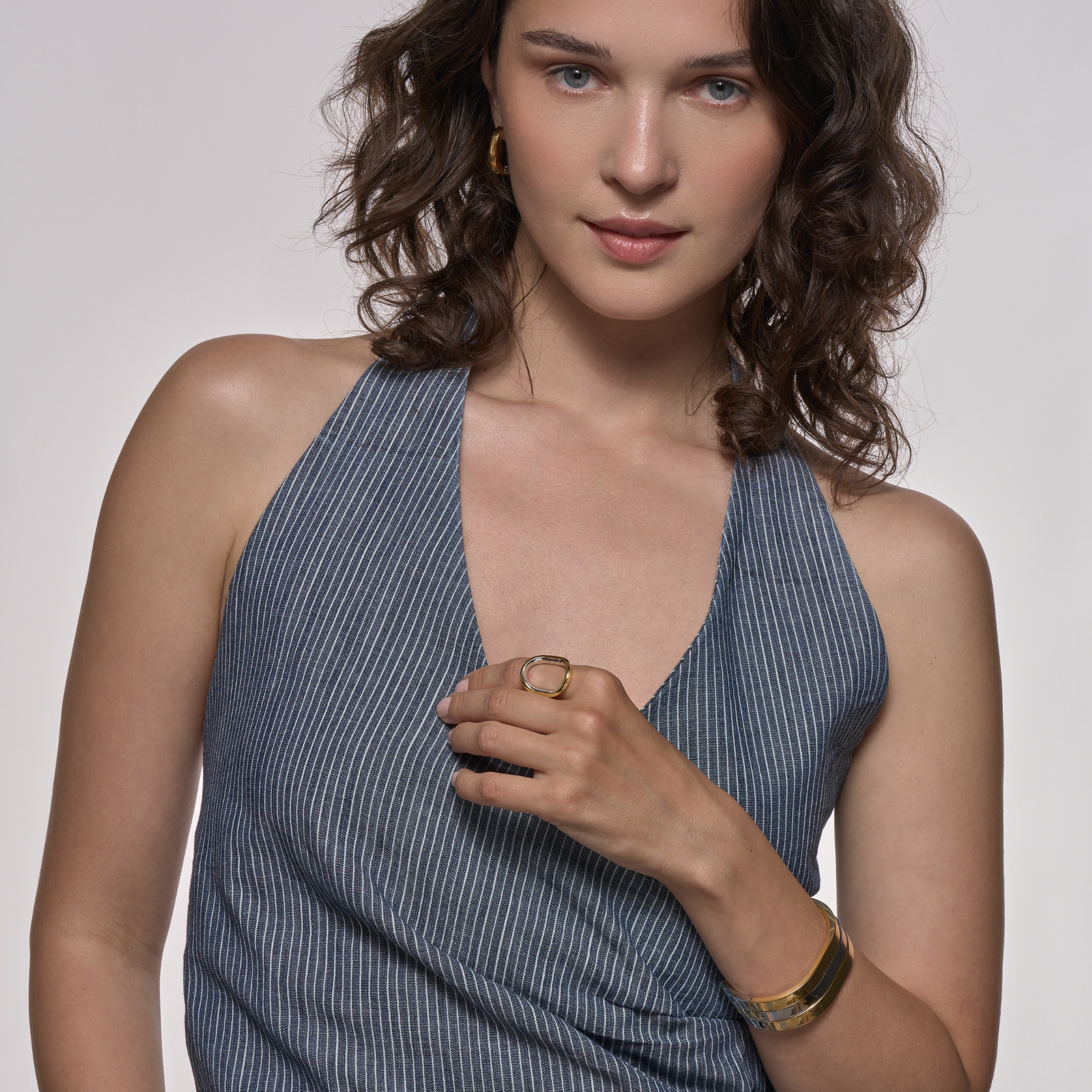 Créoles Saturne - Bicolore