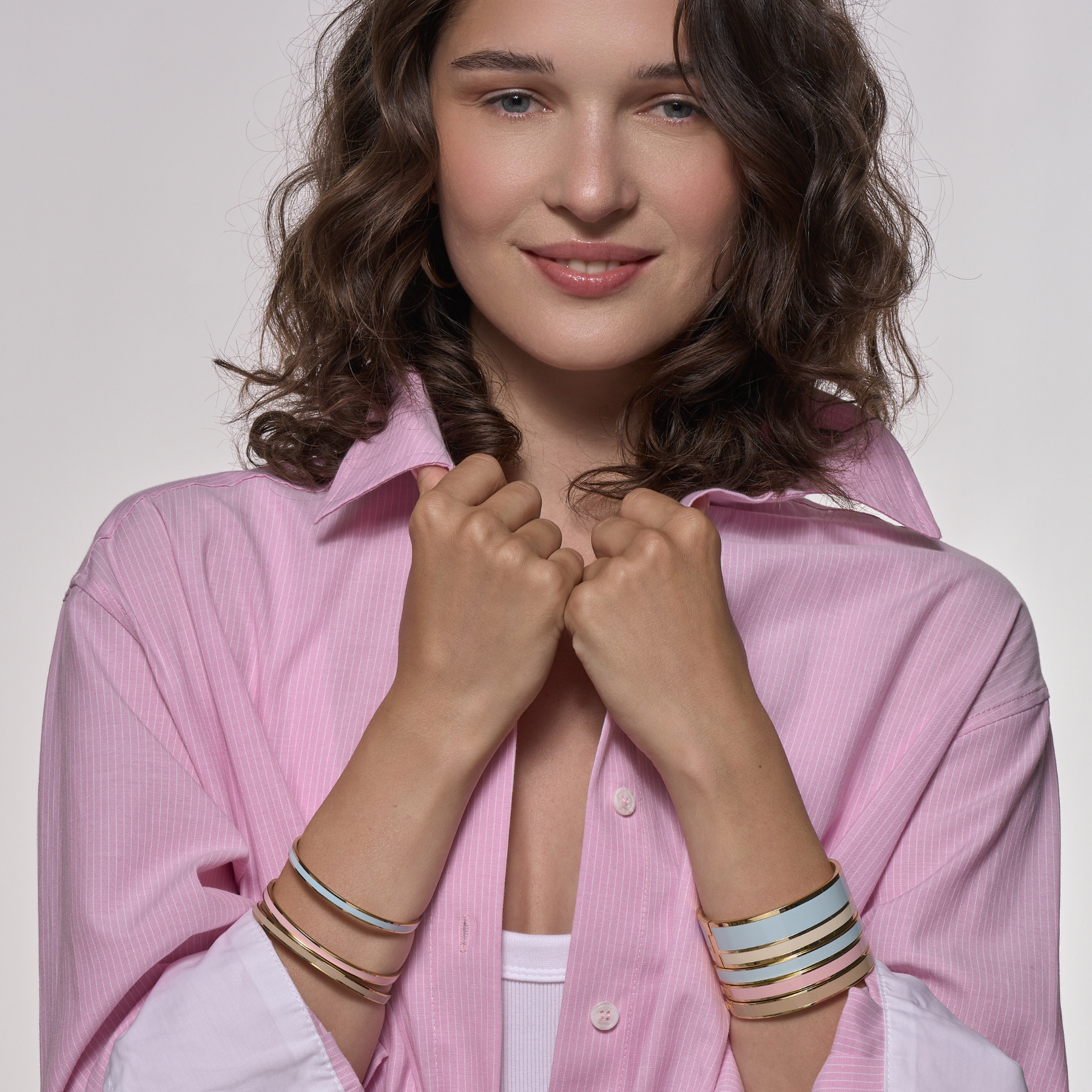 Jonc Bangle - Bleu Ciel