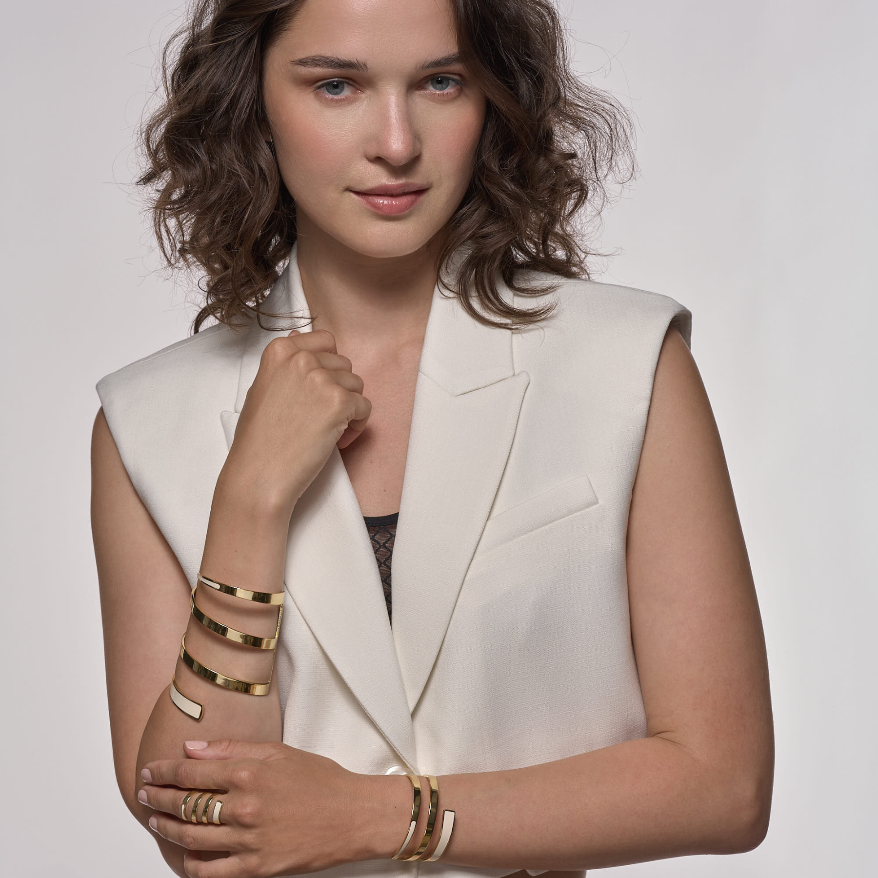 Bague TARA - Blanc Sable