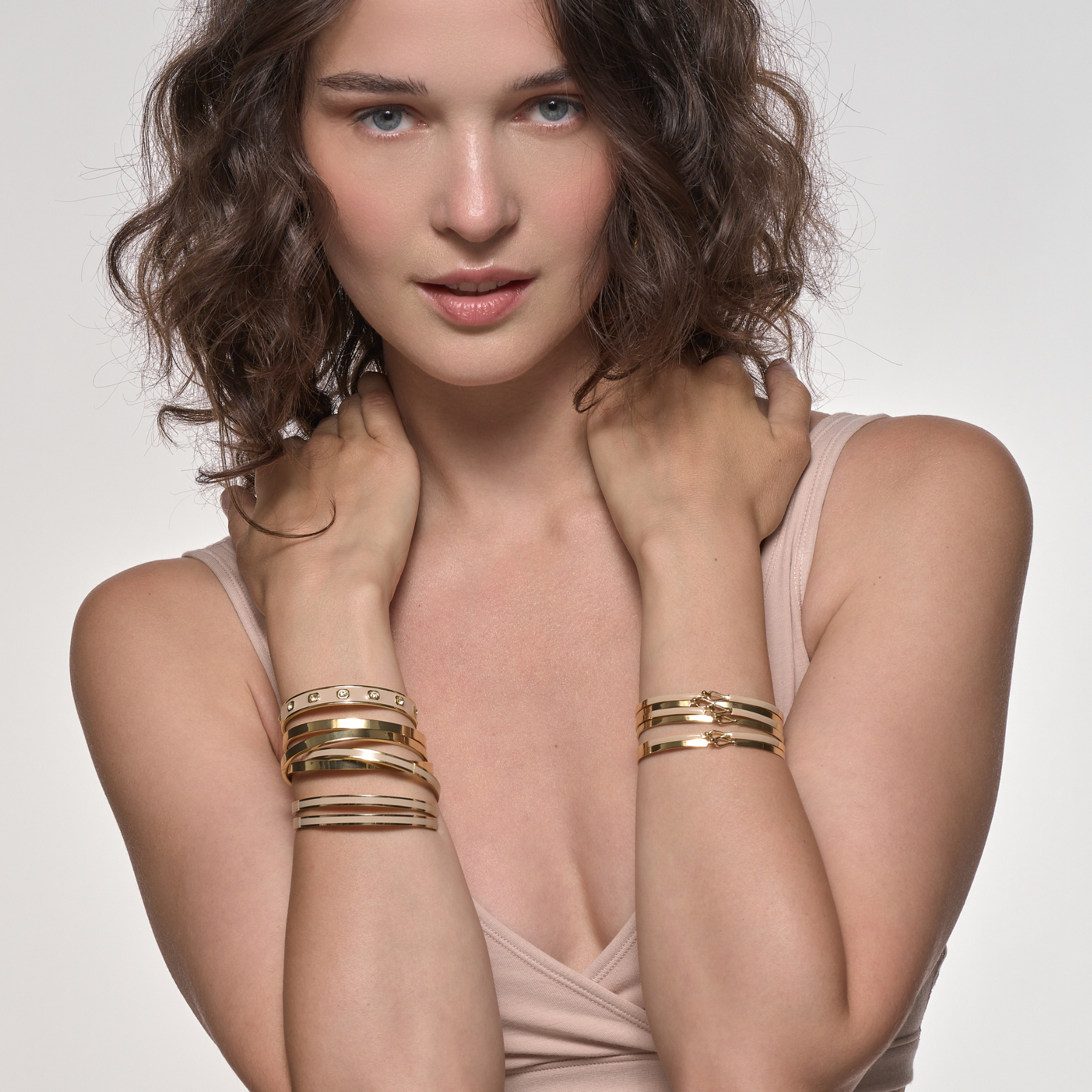 Jonc Bangle - Beige Mastic