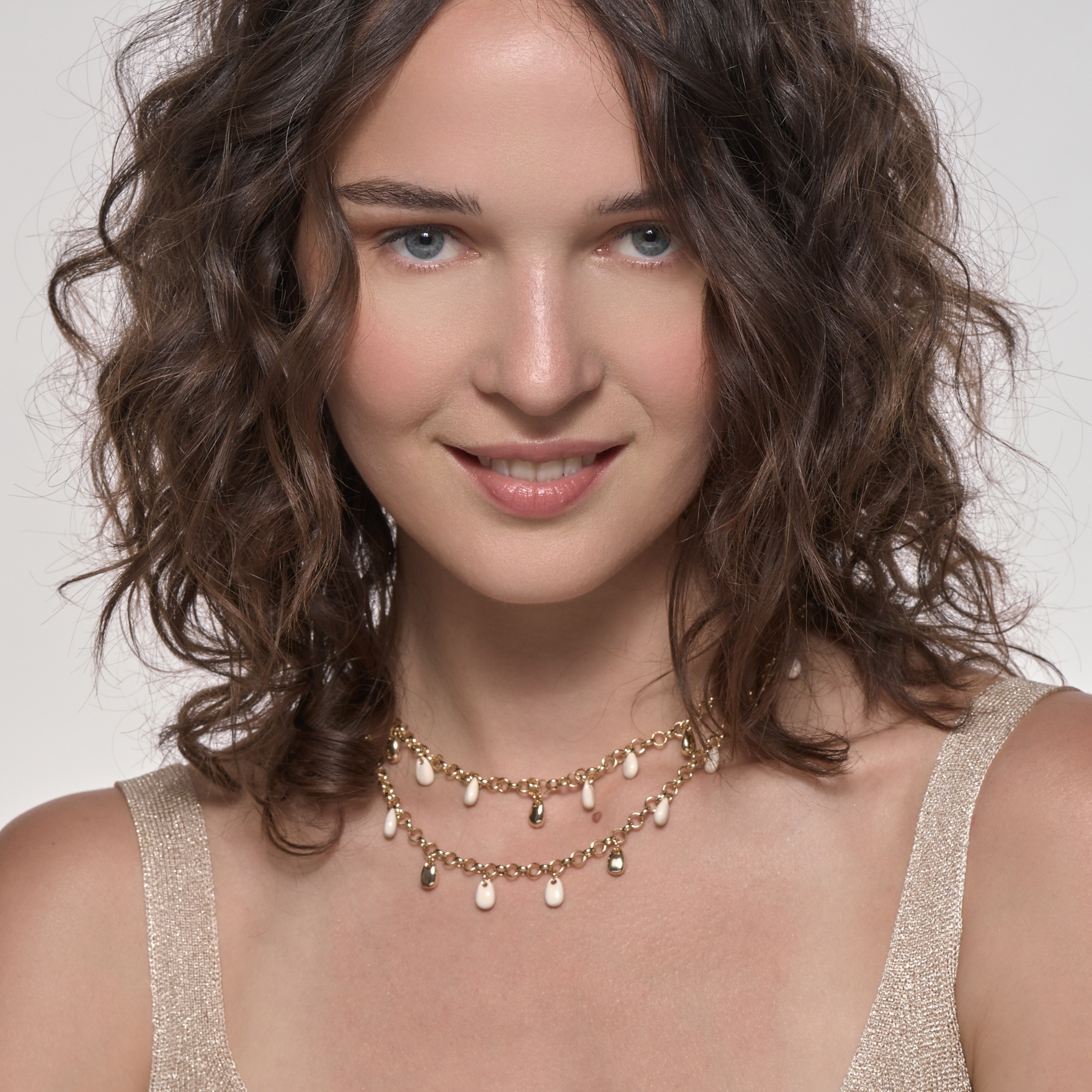 Collier Drop - Or Light