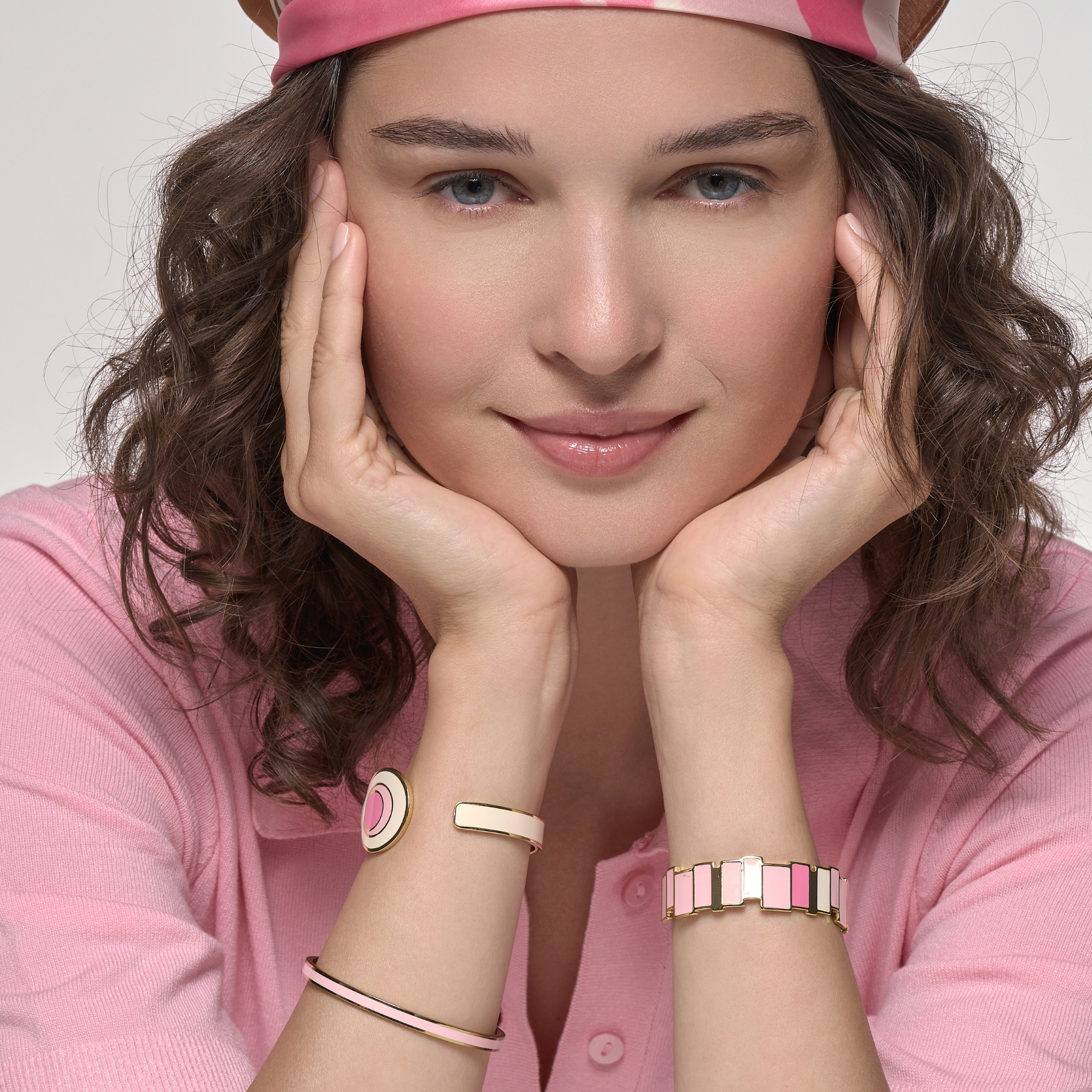 Jonc Bangle - Rose Coton