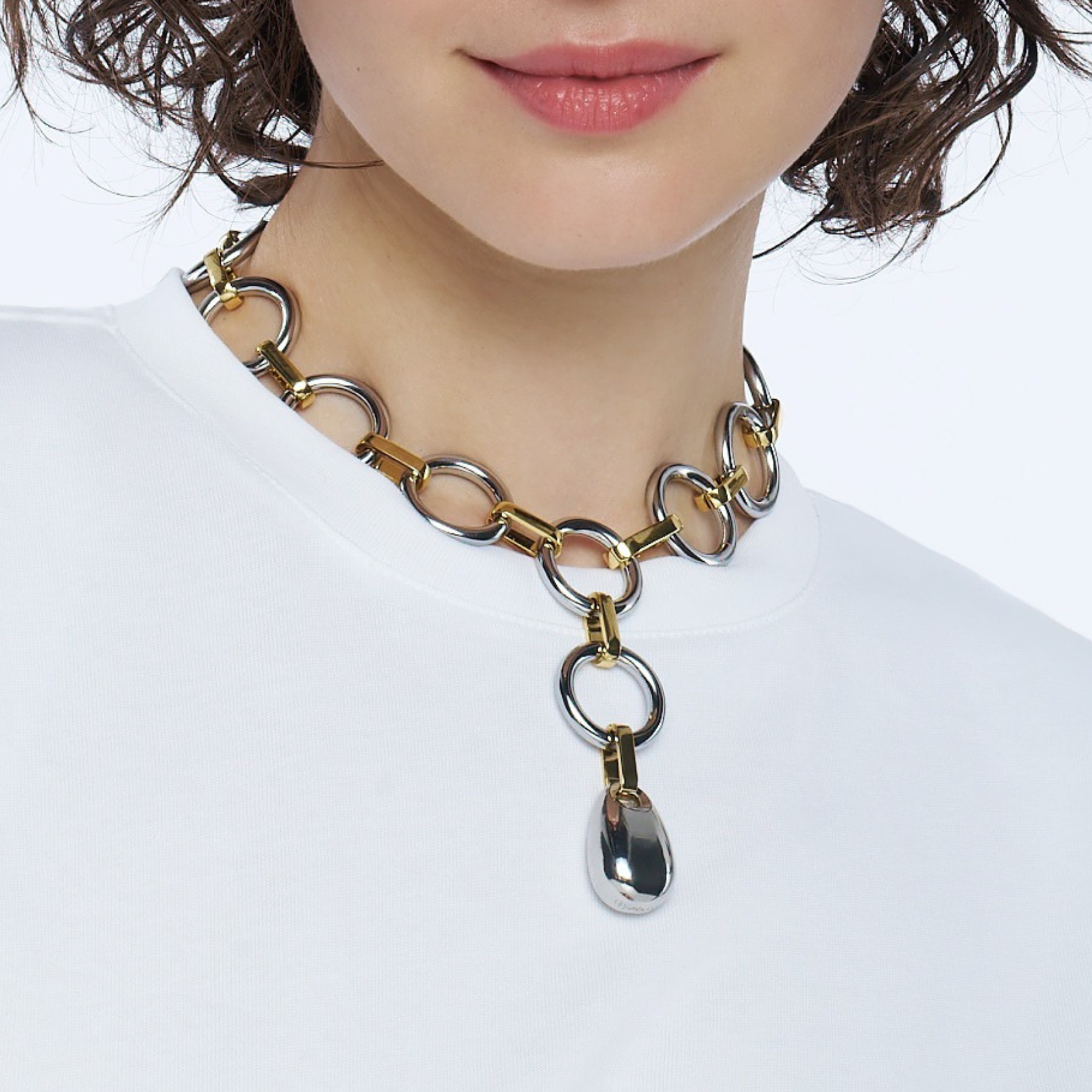 Pendentif Drop - Argent