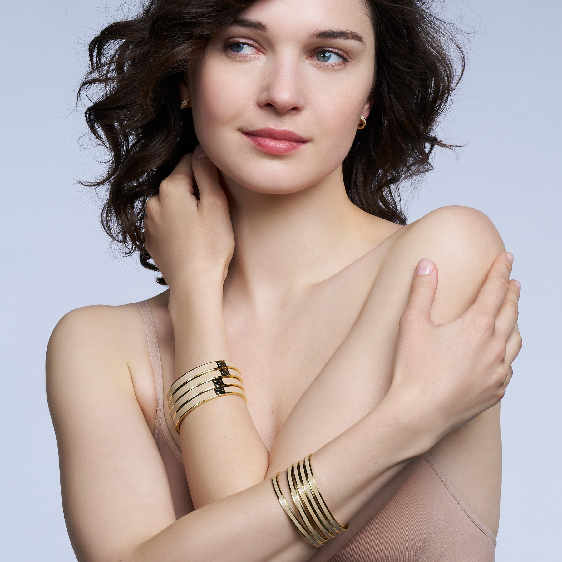 Jonc Bangle - Beige Mastic