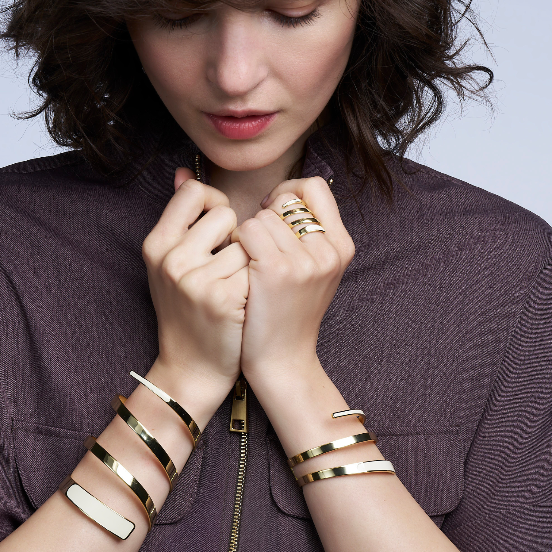 Mini-Manchette TARA - Blanc Sable