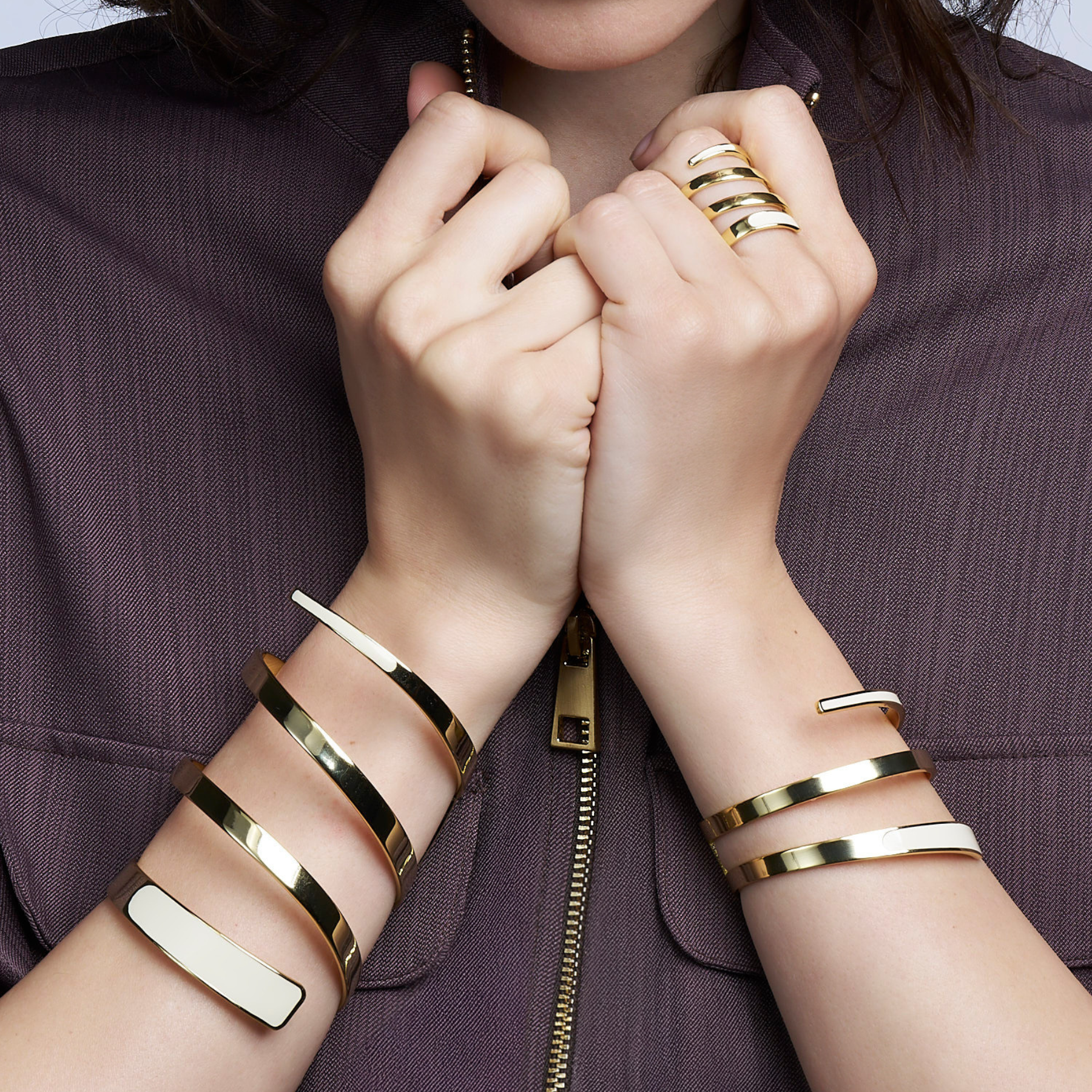 Mini-Manchette TARA - Blanc Sable