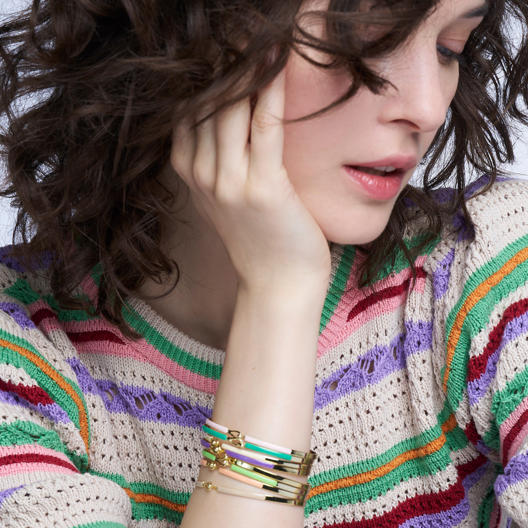 Bracelet Lily - Orange Corail