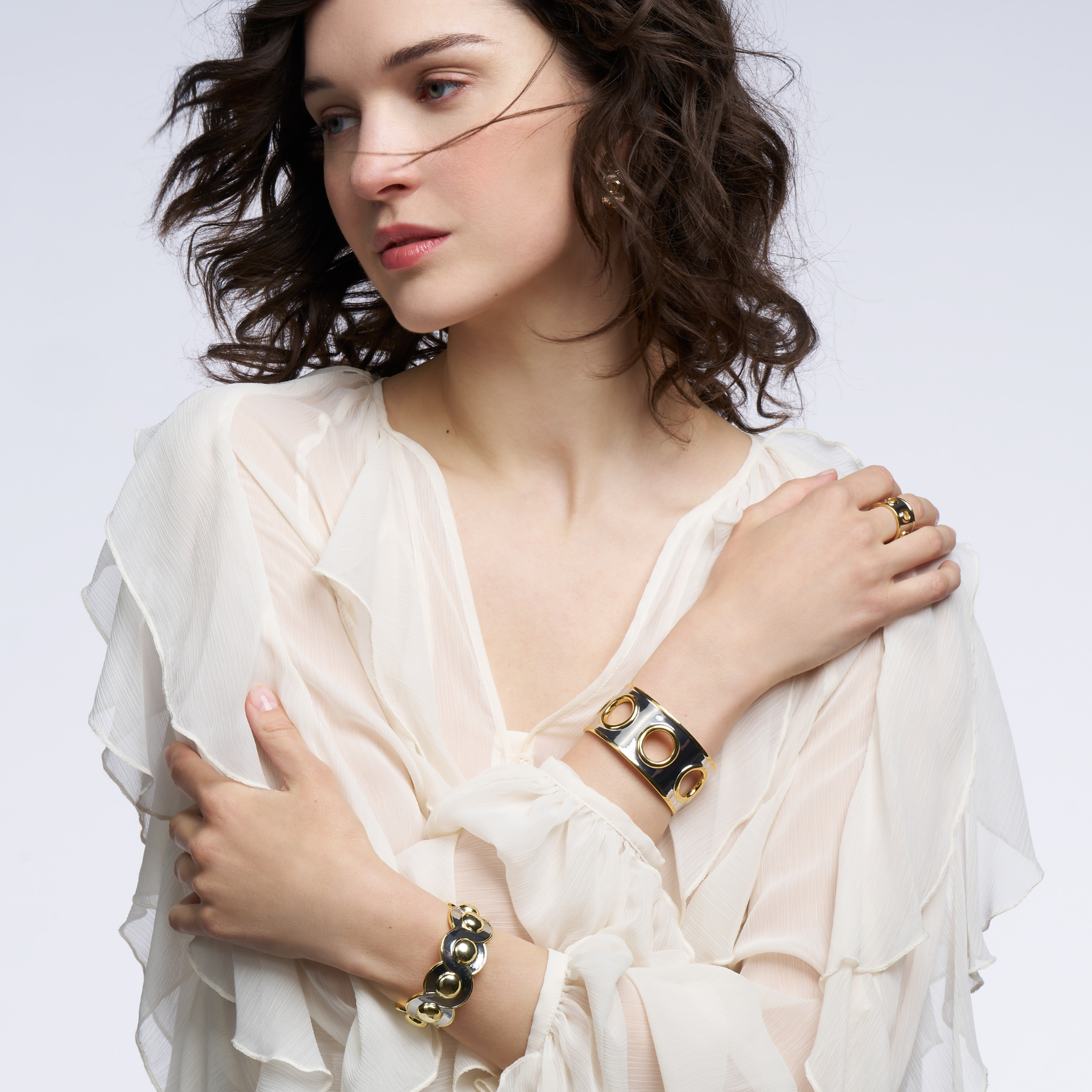 Manchette EYELET - Bicolore