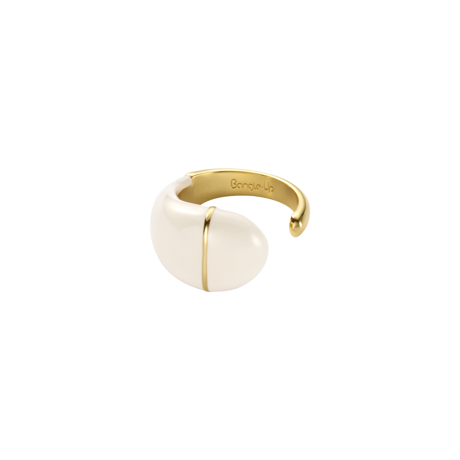 Bague Drop - Blanc Sable