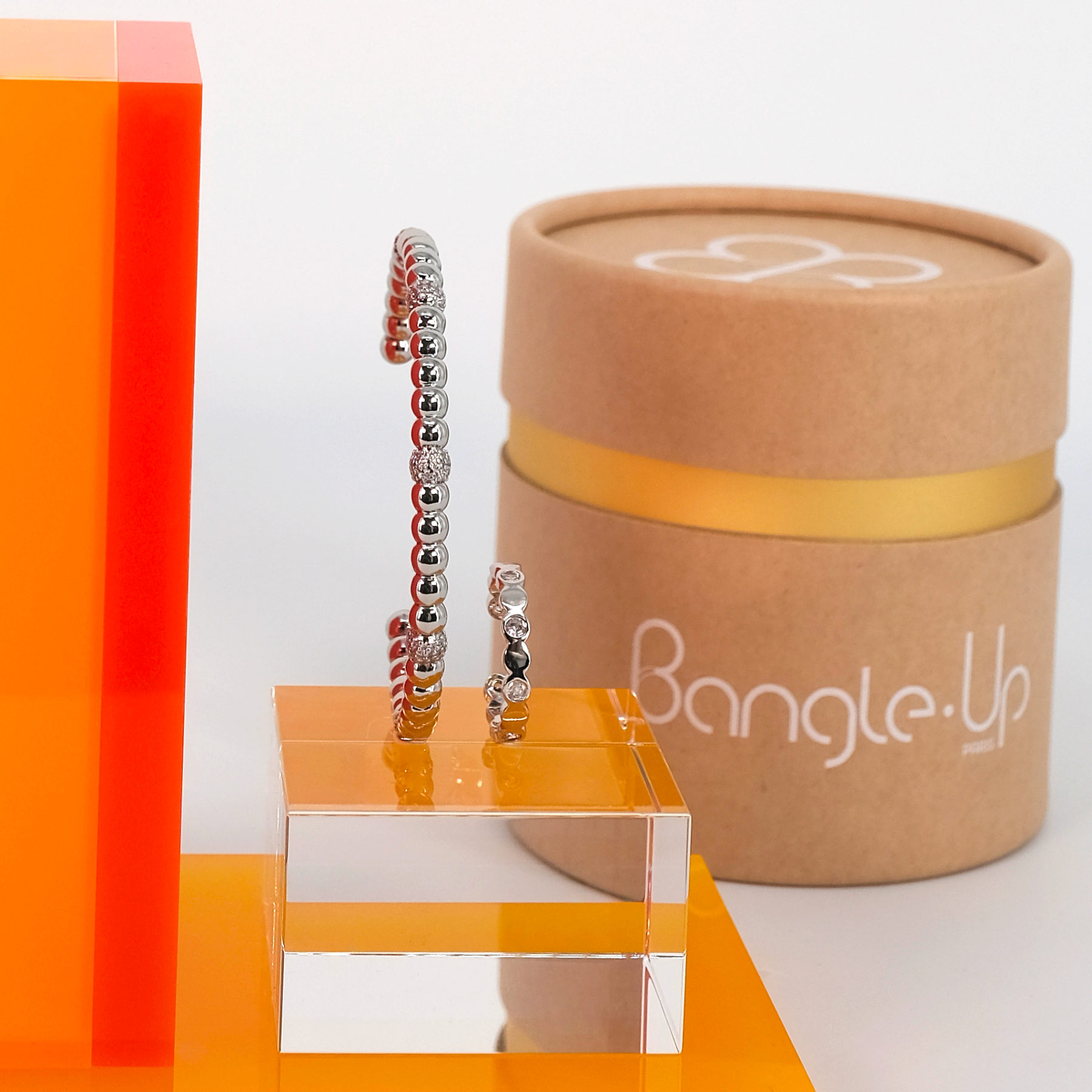 Coffret Jonc et Bague Lumi - Argent