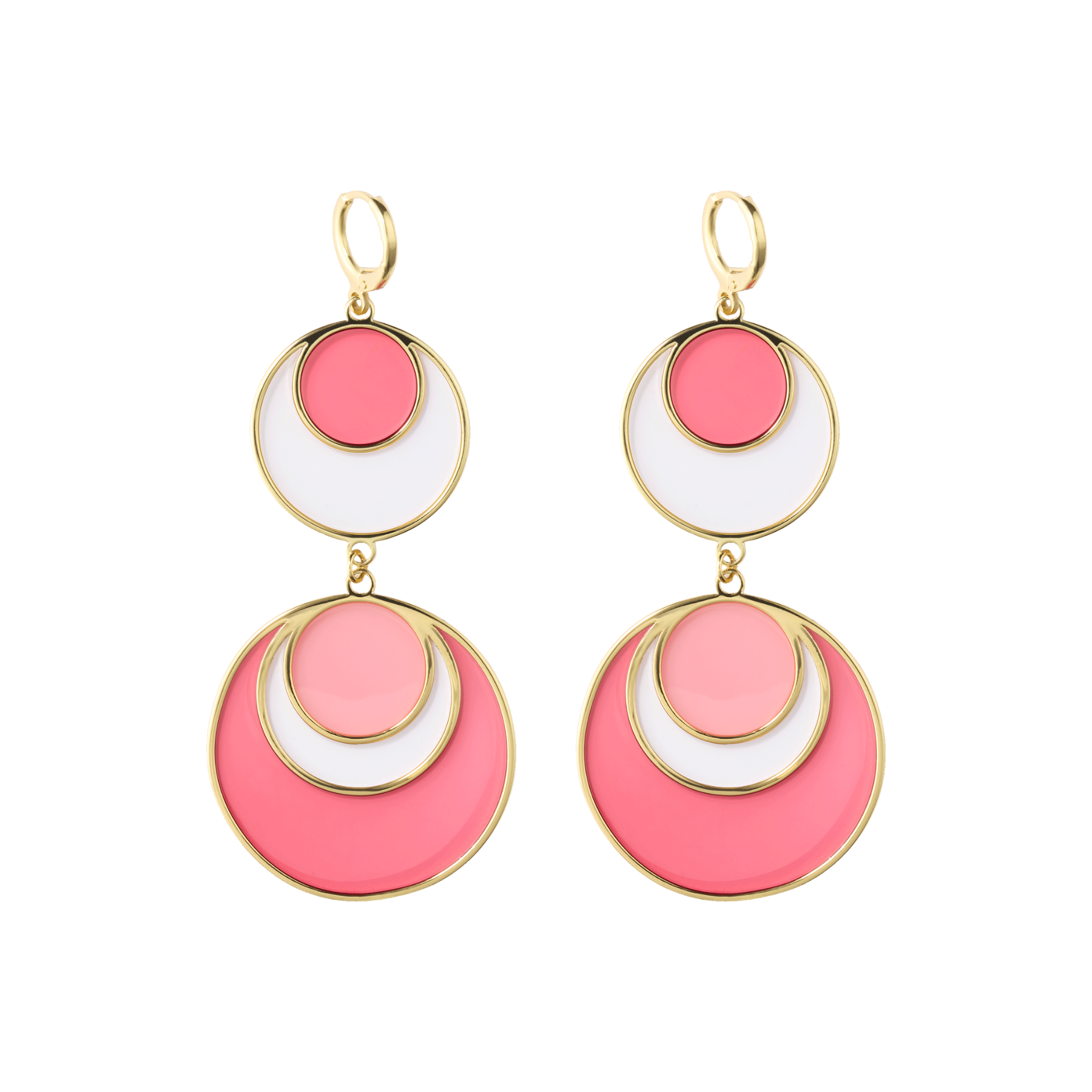 Boucles d'oreilles Gypset - Rose Coton