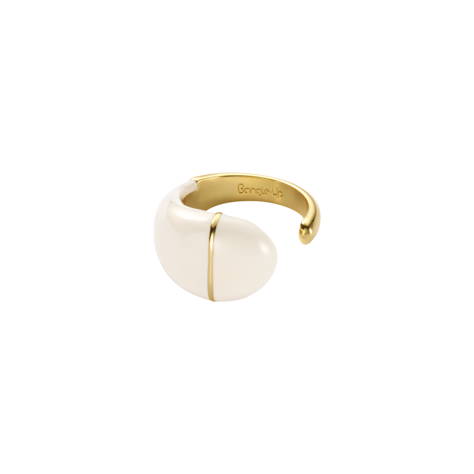 Bague Drop - Blanc Sable