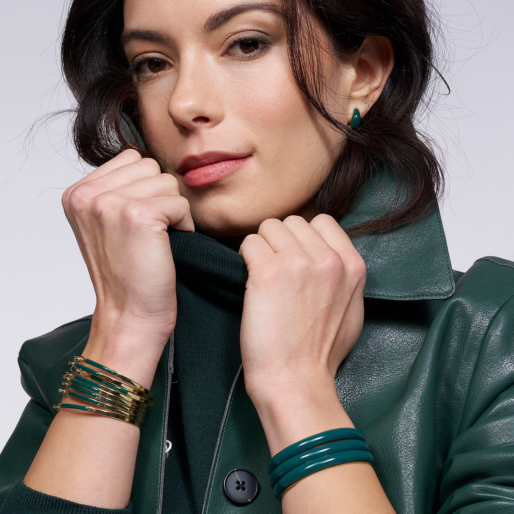 Lily Bracelet - Forest Green