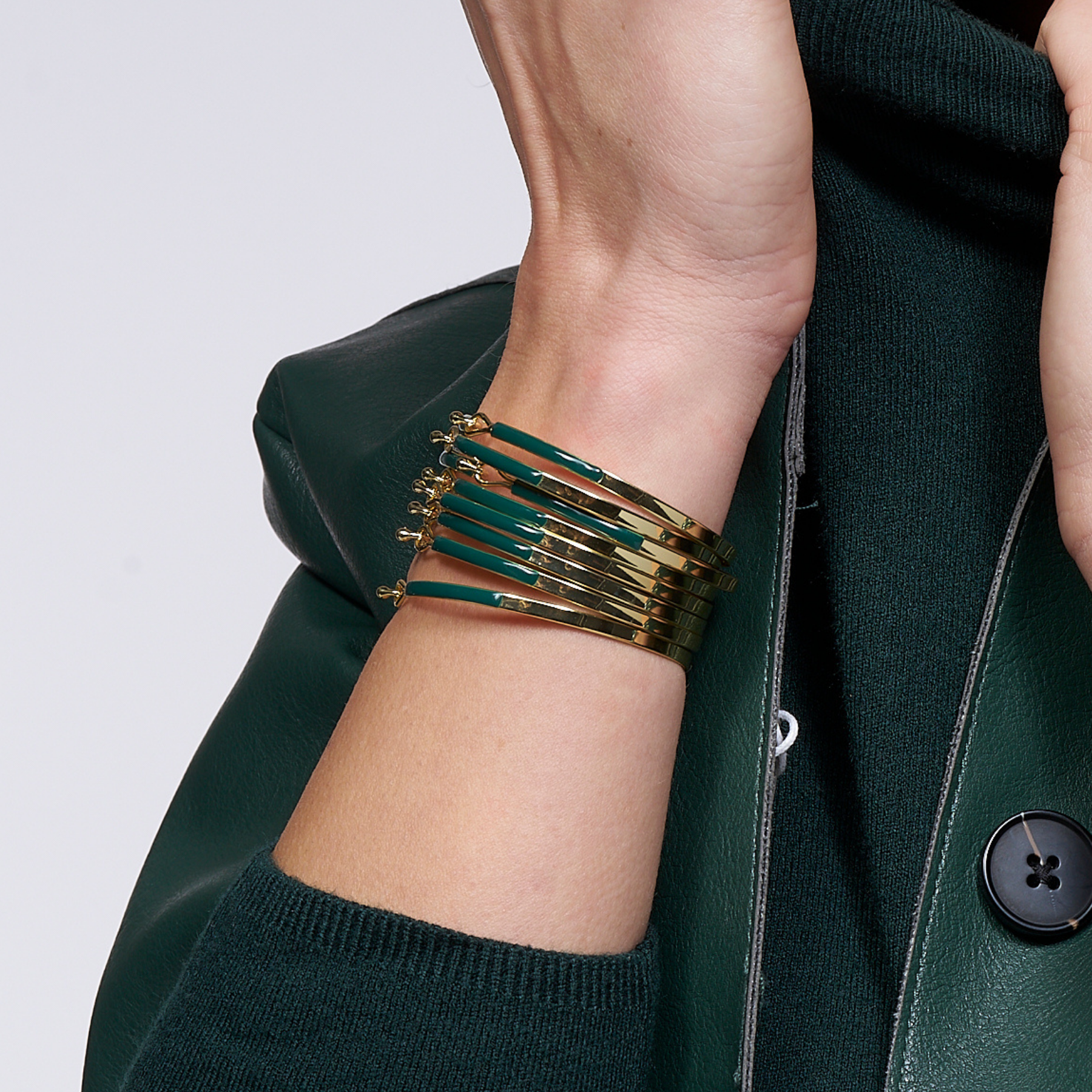 Lily Bracelet - Forest Green