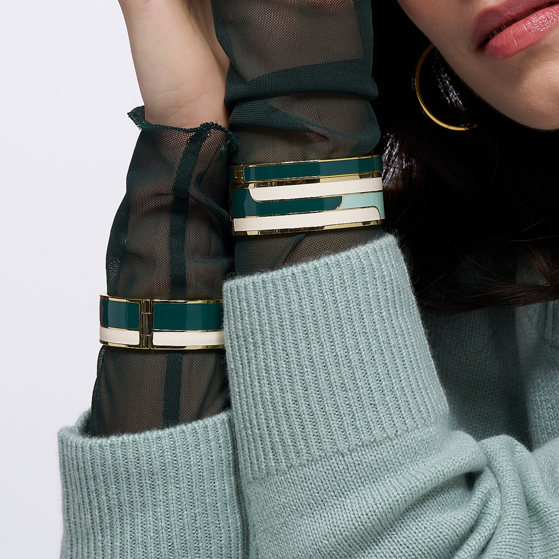 Bracelet Gaya - Vert Forest