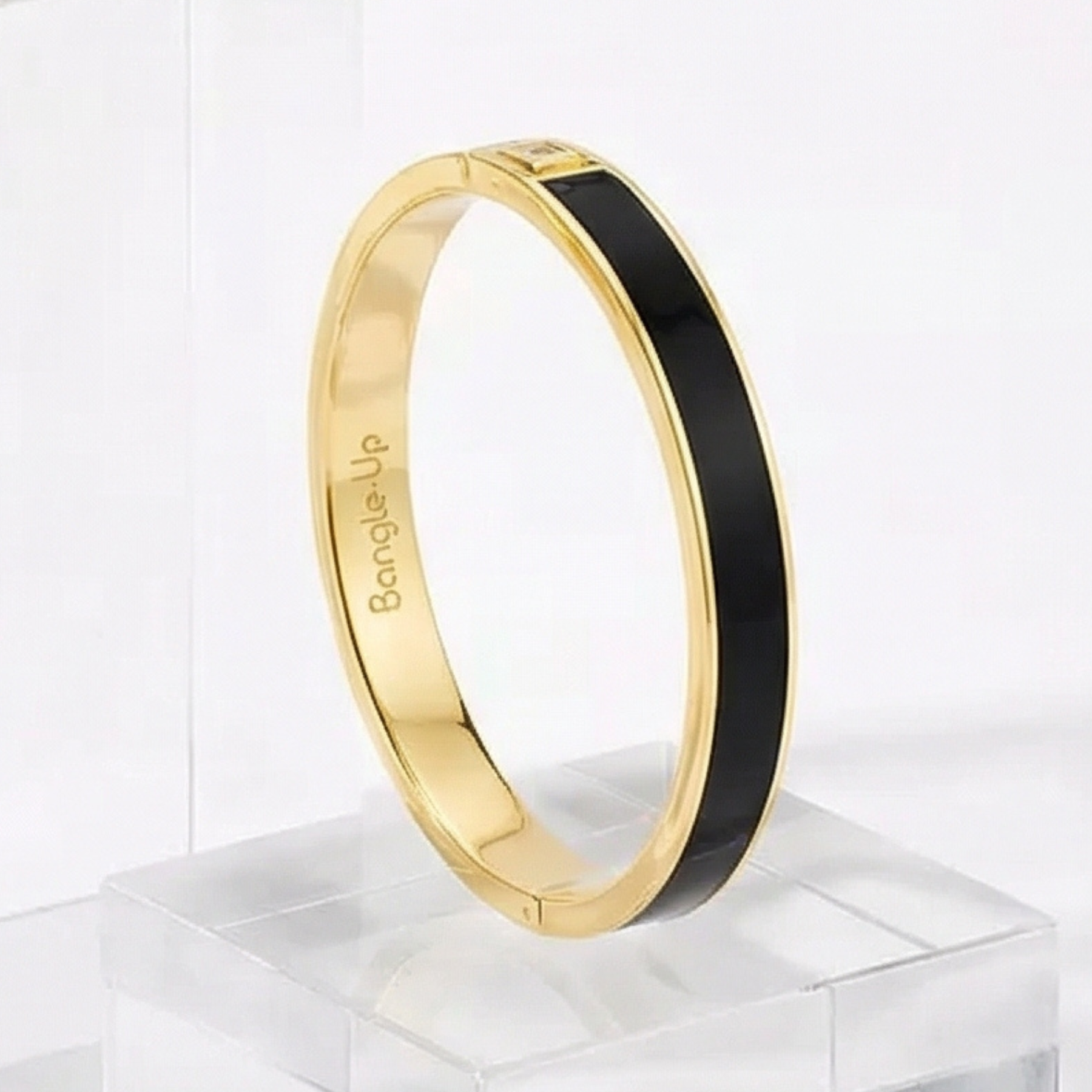Bracelet  Bangle - Noir Carbon