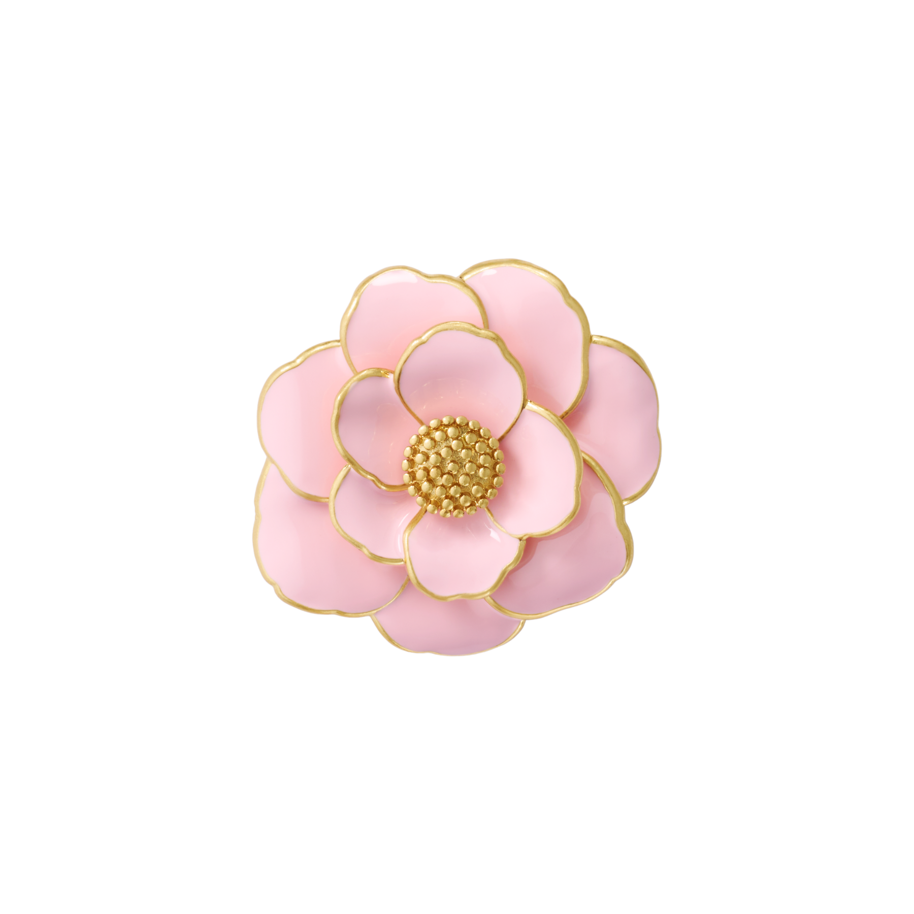 Mini Pendentif Peony - Rose Coton