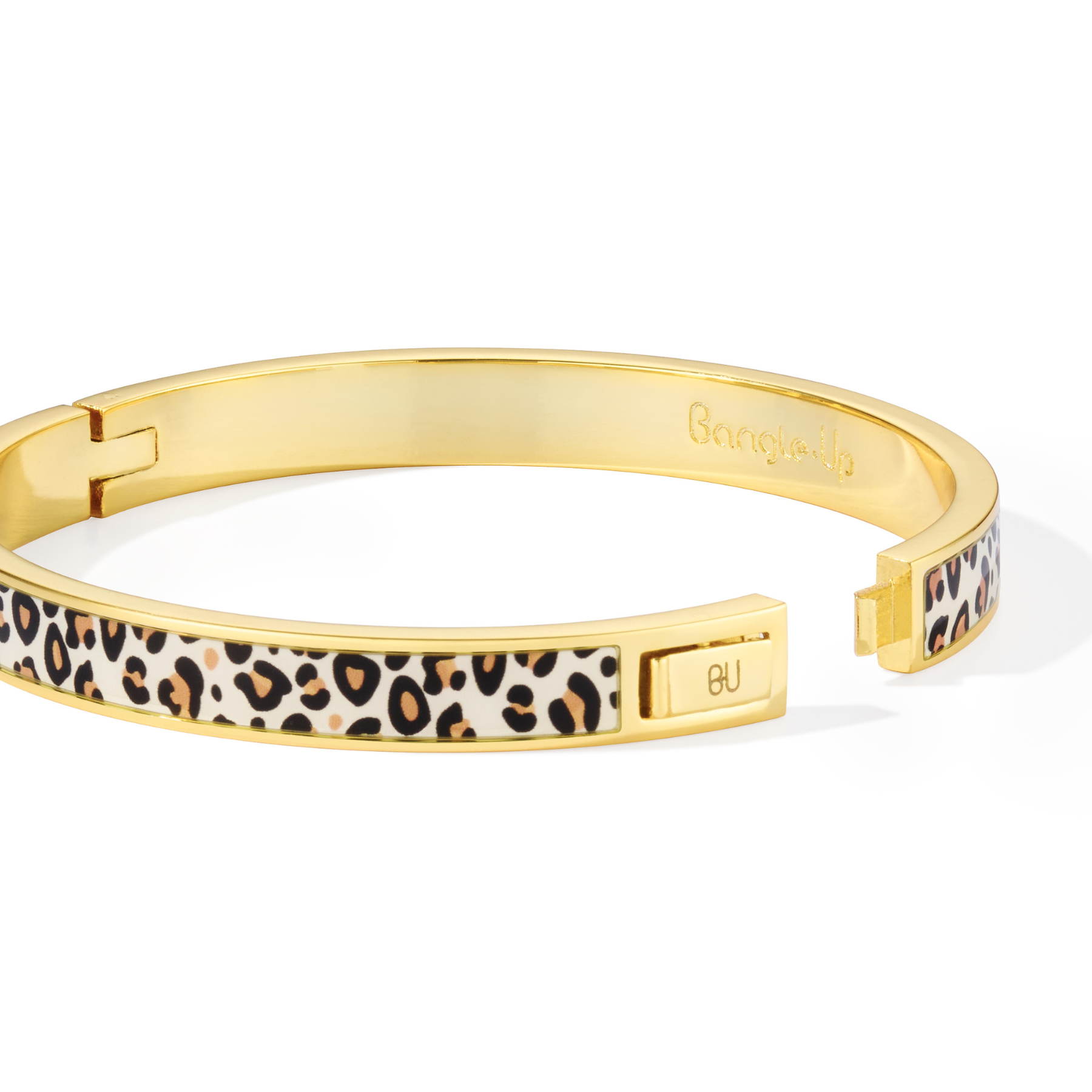 Bracelet Léopard Tina - Blanc sable
