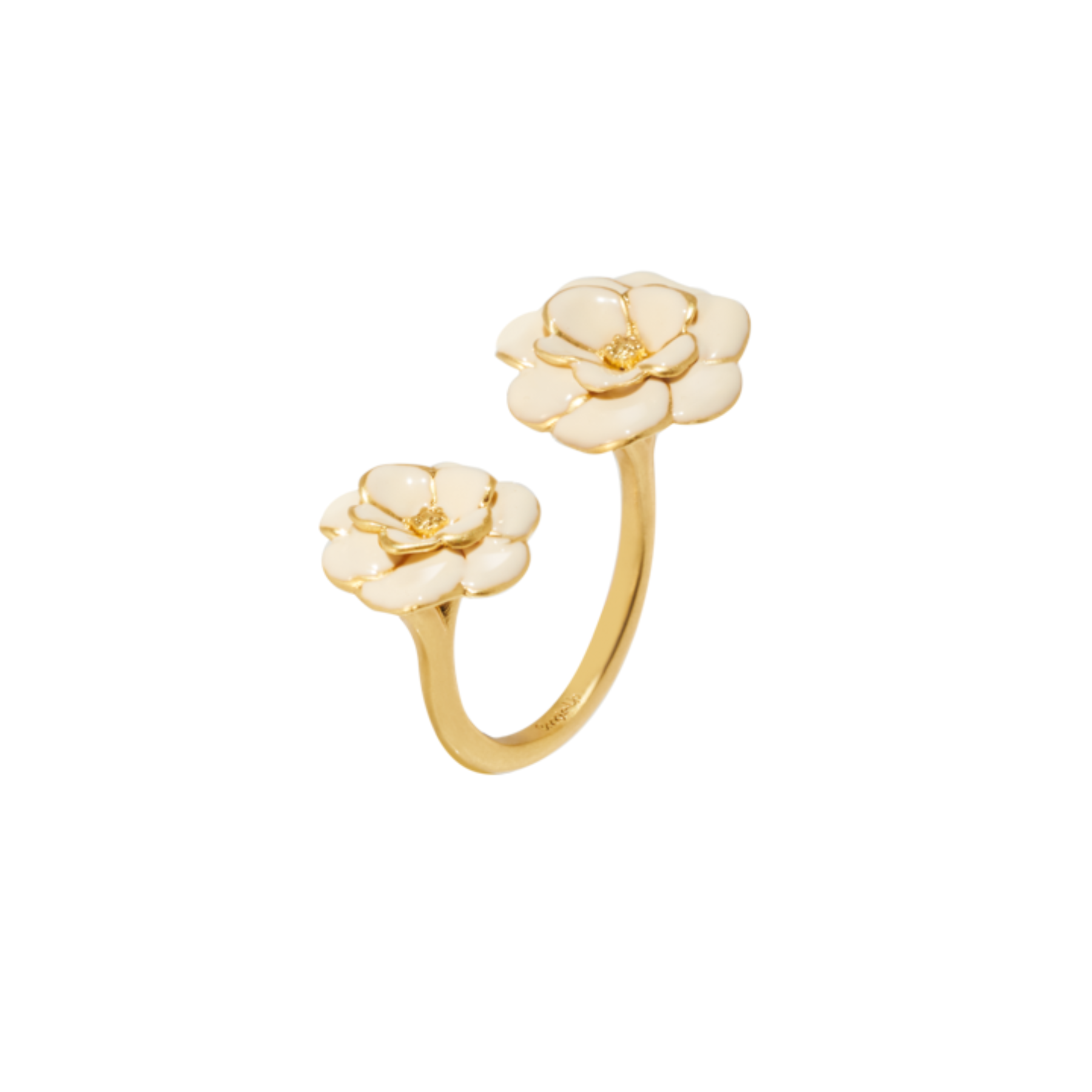 Bague Peony - Blanc Sable