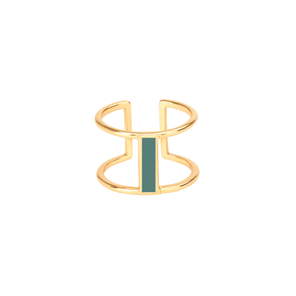 Lune Ring - Green