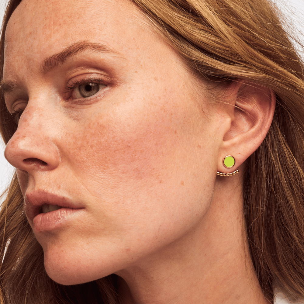 Boucles d'Oreilles Comète - Green Flash - Bangle-Up 