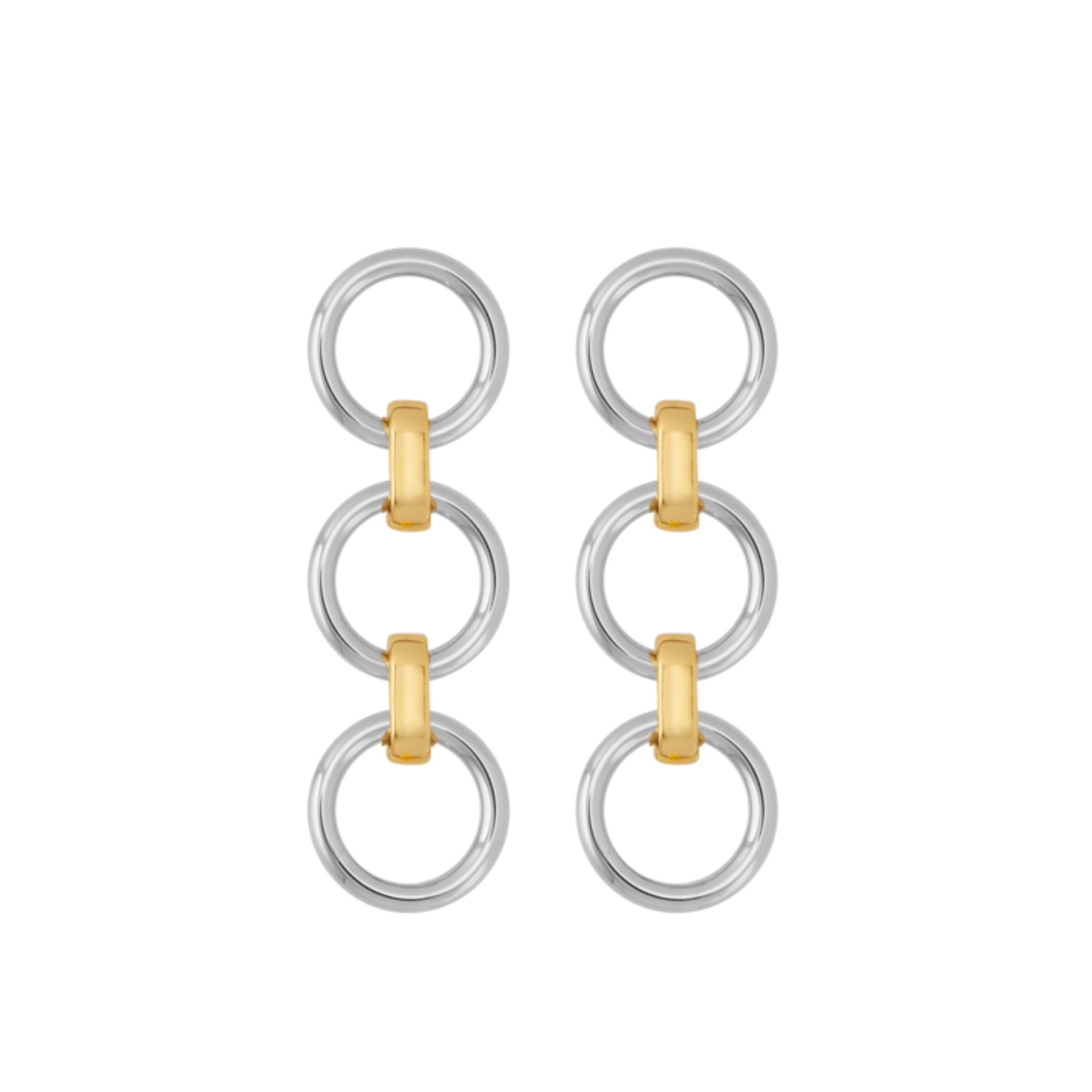 Boucles d'Oreilles EYELET - Bicolore