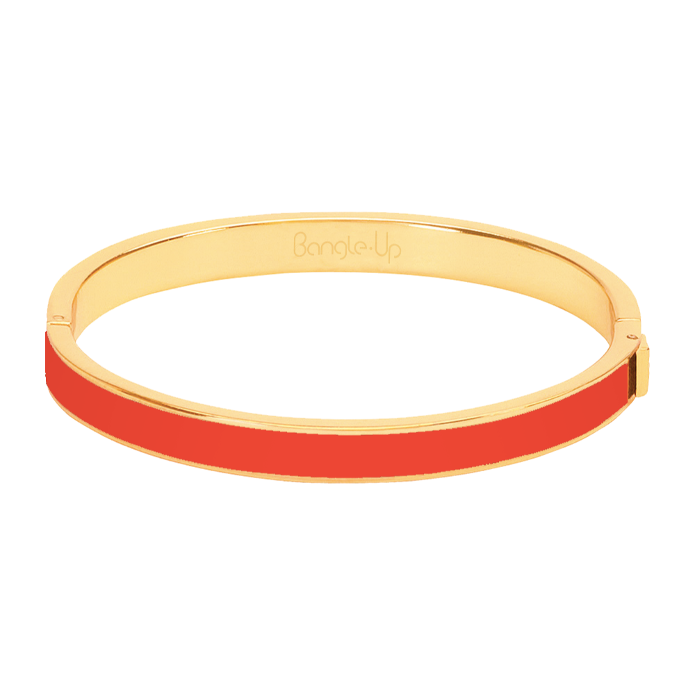 Bracelet  Bangle - Orange Tangerine - Bangle-Up 