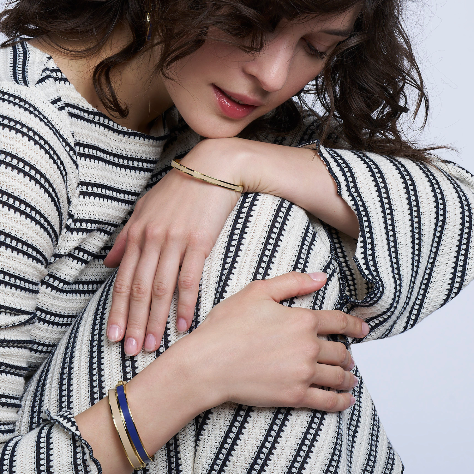 Bracelet Bangle - Bleu Navy