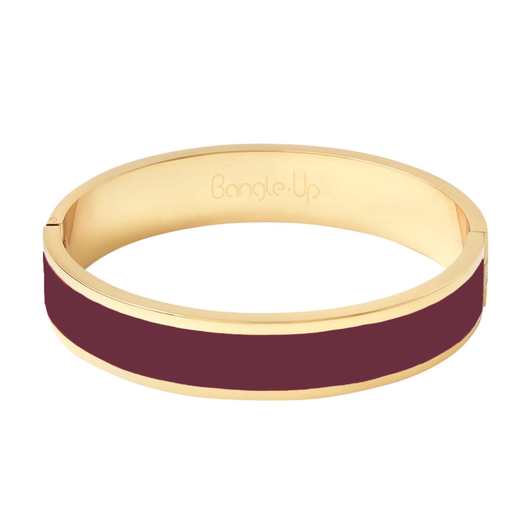 Bracelet Bangle Ovale - Prune