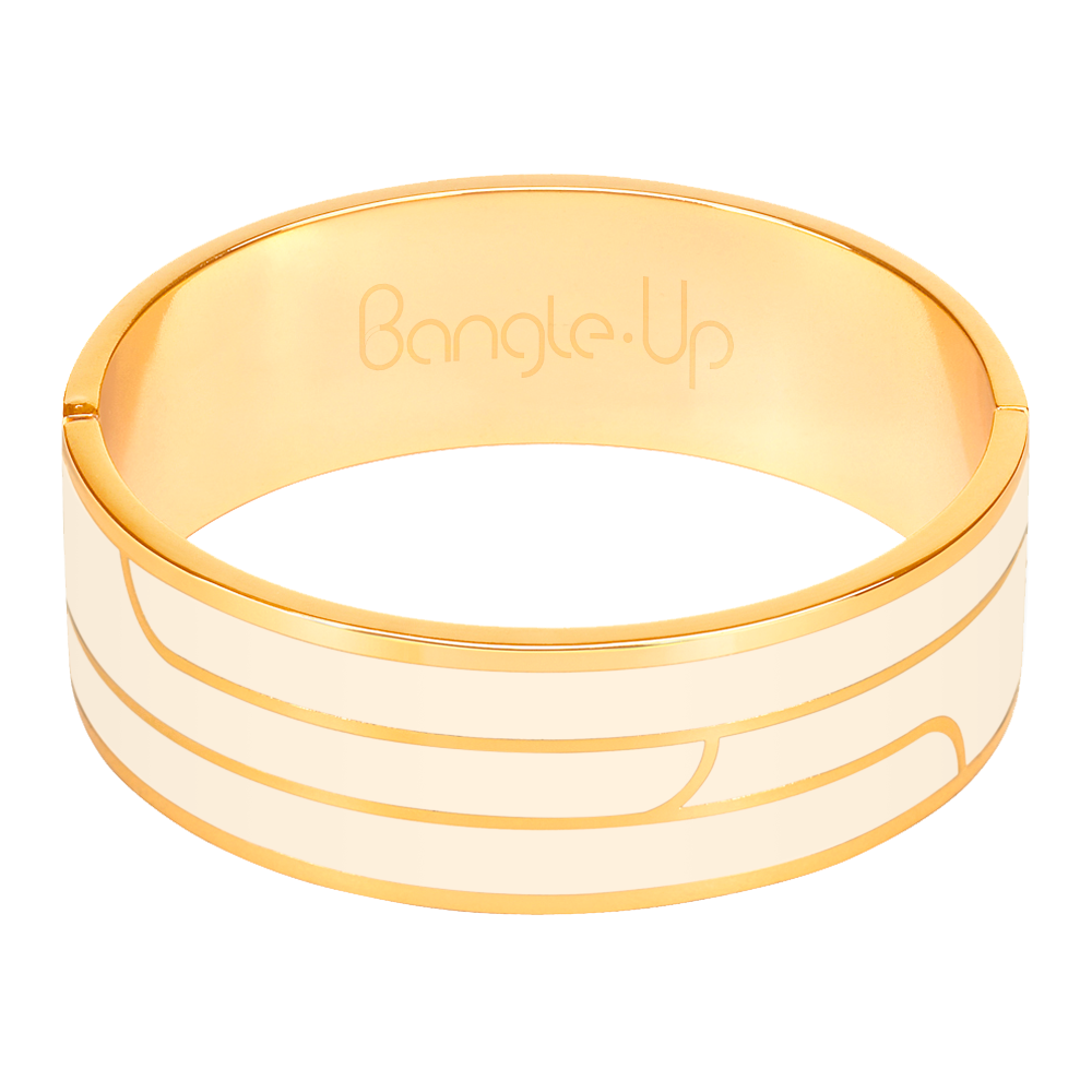 Bracelet Gaya - Blanc Sable - Bangle-Up 