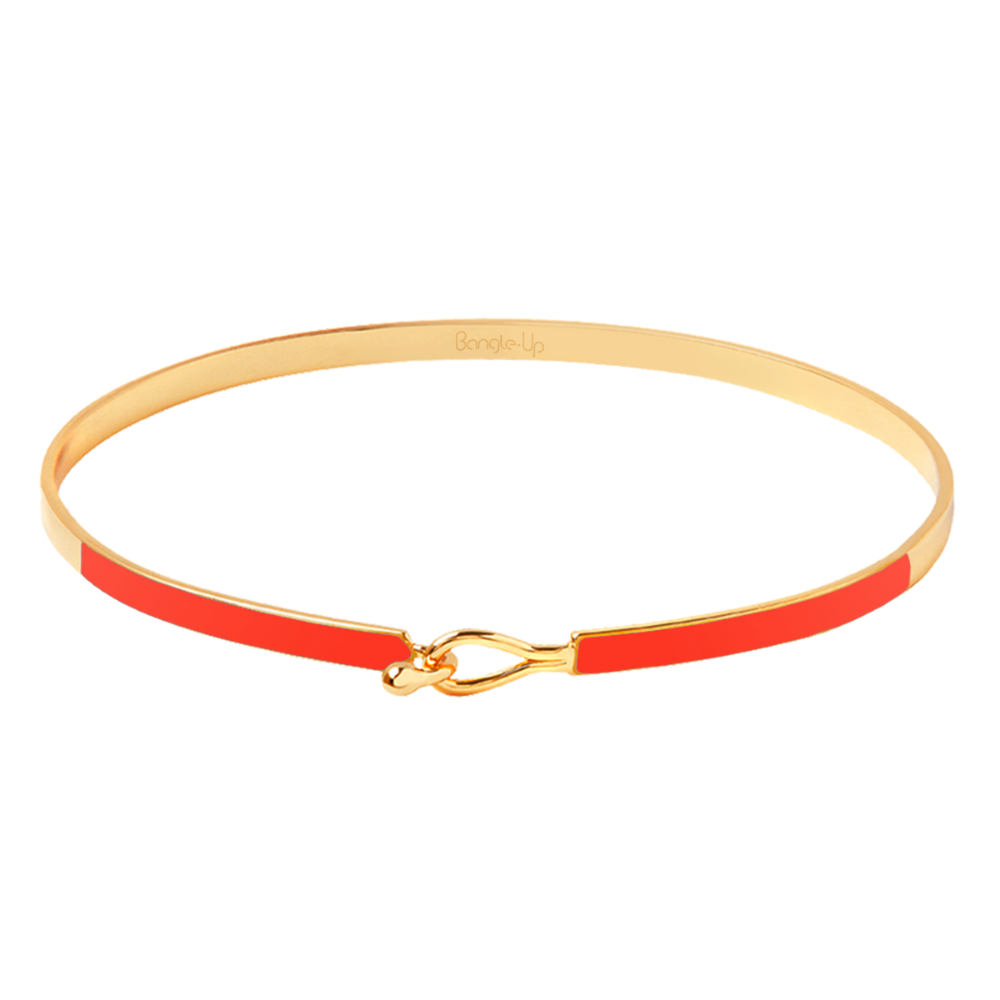 Bracelet Lily - Orange Tangerine - Bangle-Up 