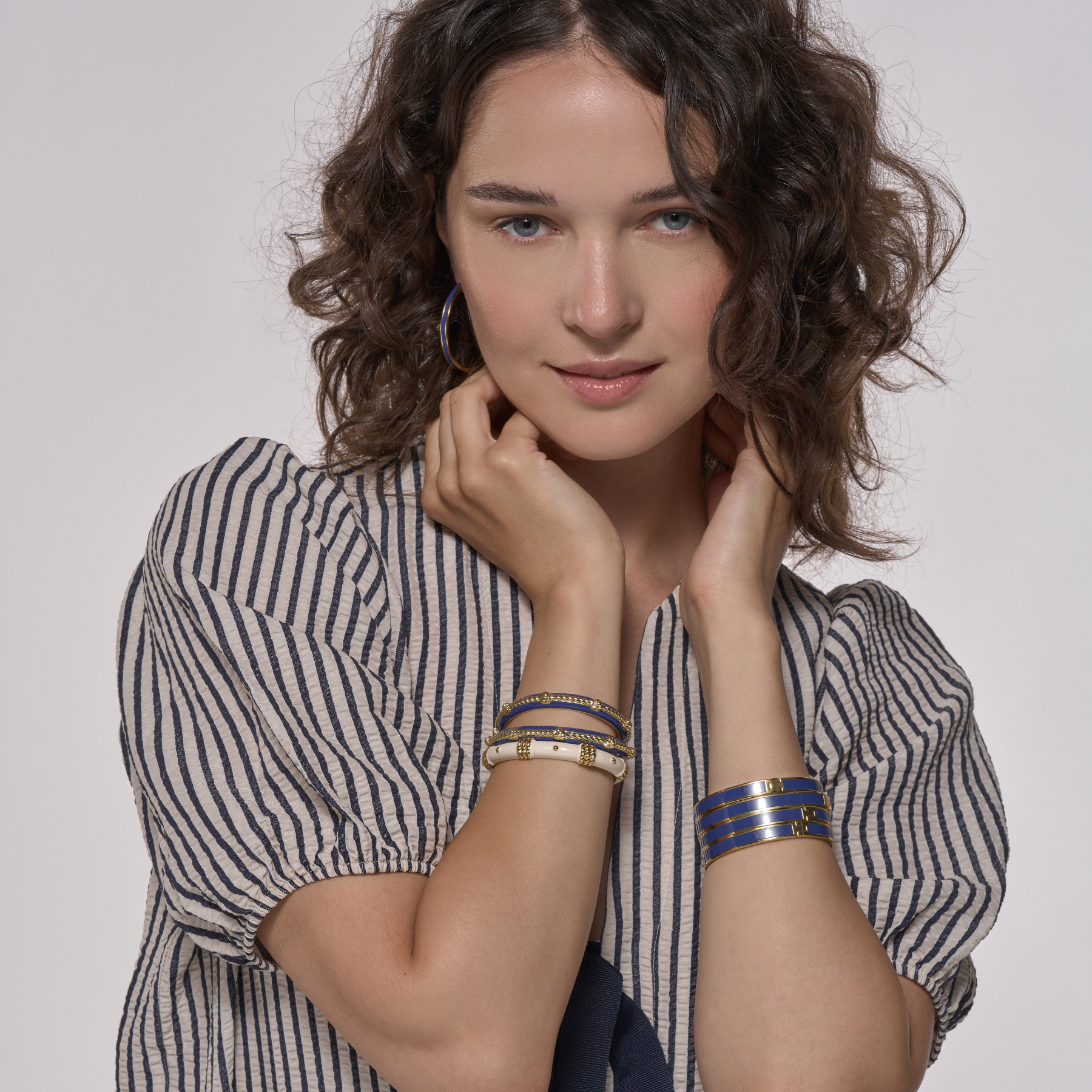 Bracelet Bangle - Bleu Navy