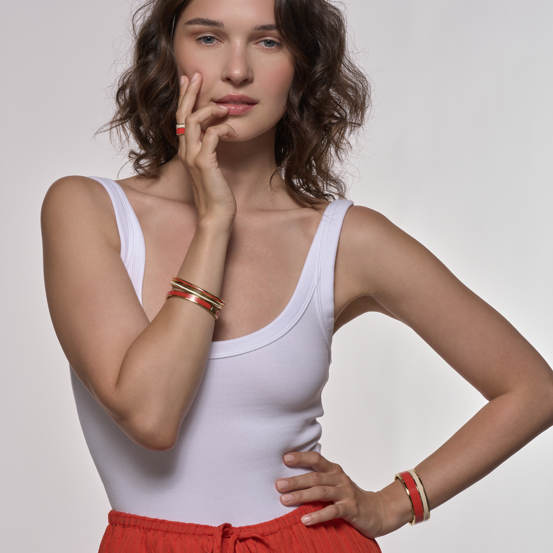 Bracelet  Bangle - Orange Tangerine