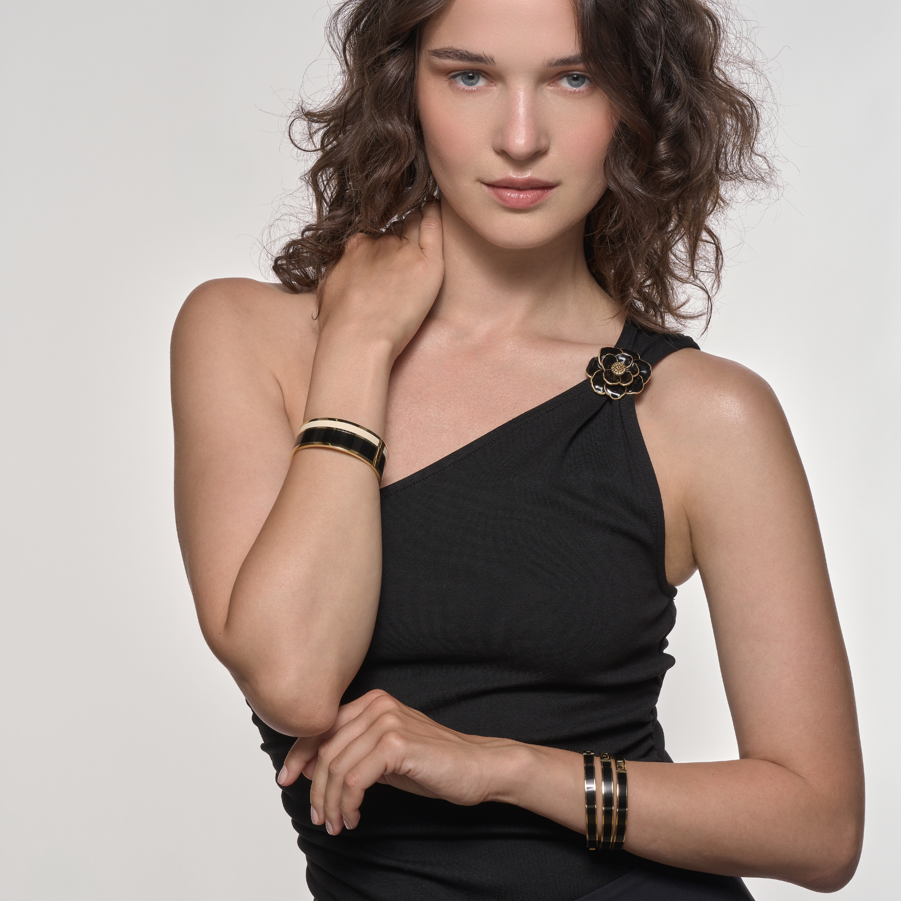 Bracelet Vaporetto - Noir / Blanc Sable