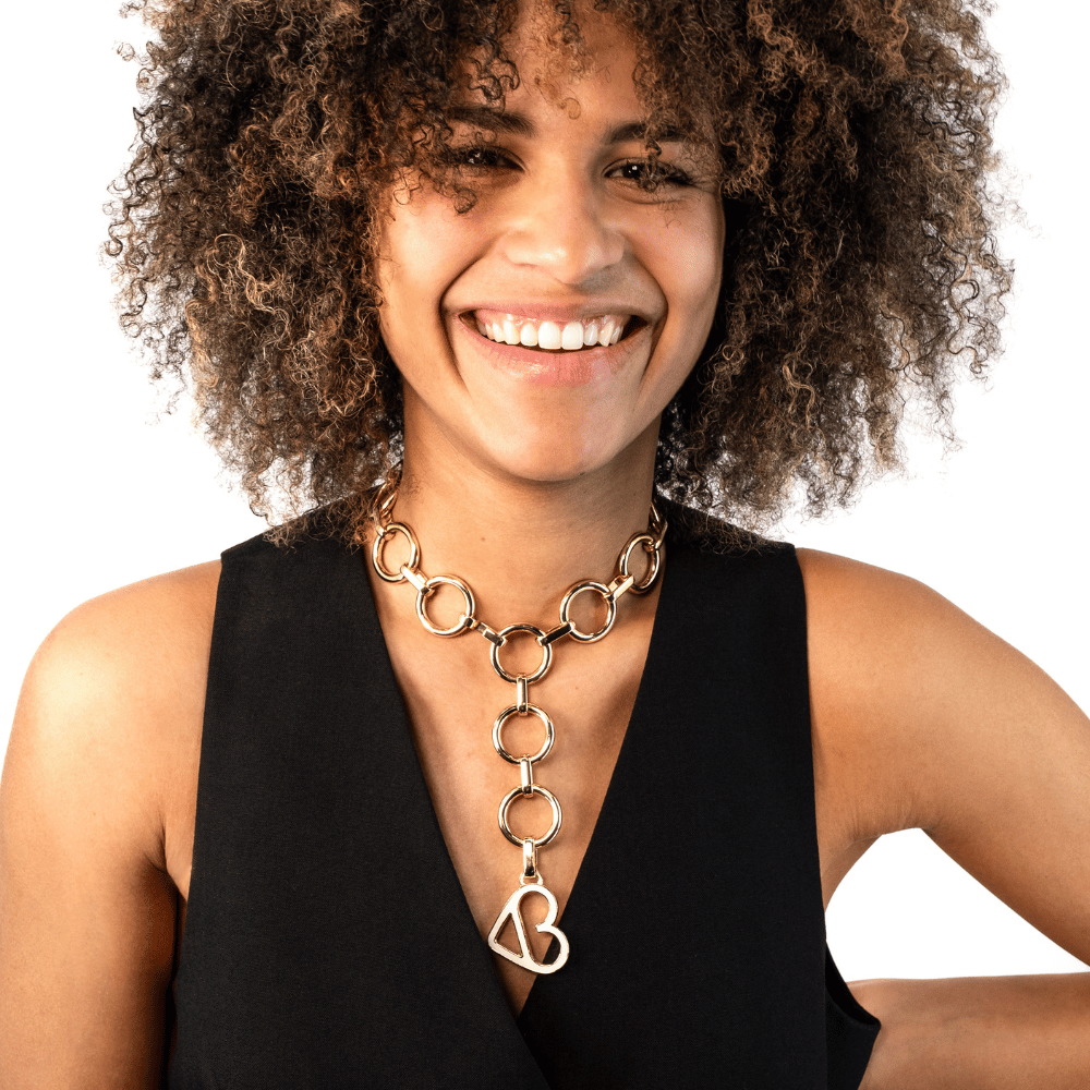 Collier et Pendentif EYELET - Blanc Sable - Bangle-Up 