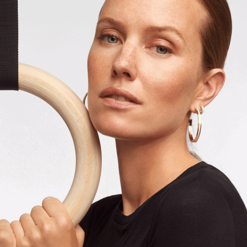 Créoles Bangle - Blanc Sable - Bangle-Up 