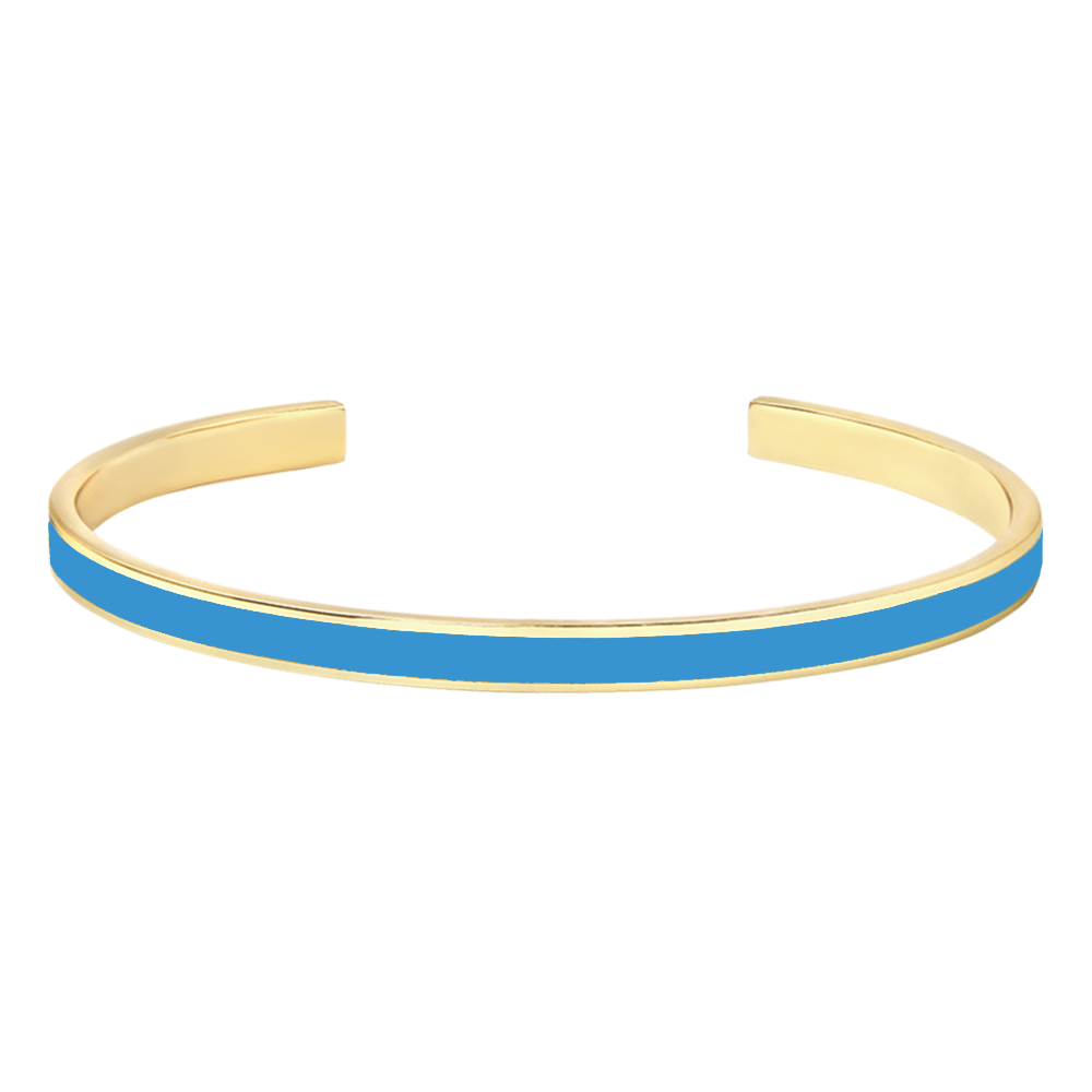 Jonc Bangle - Bleu Myosotis - Bangle-Up 