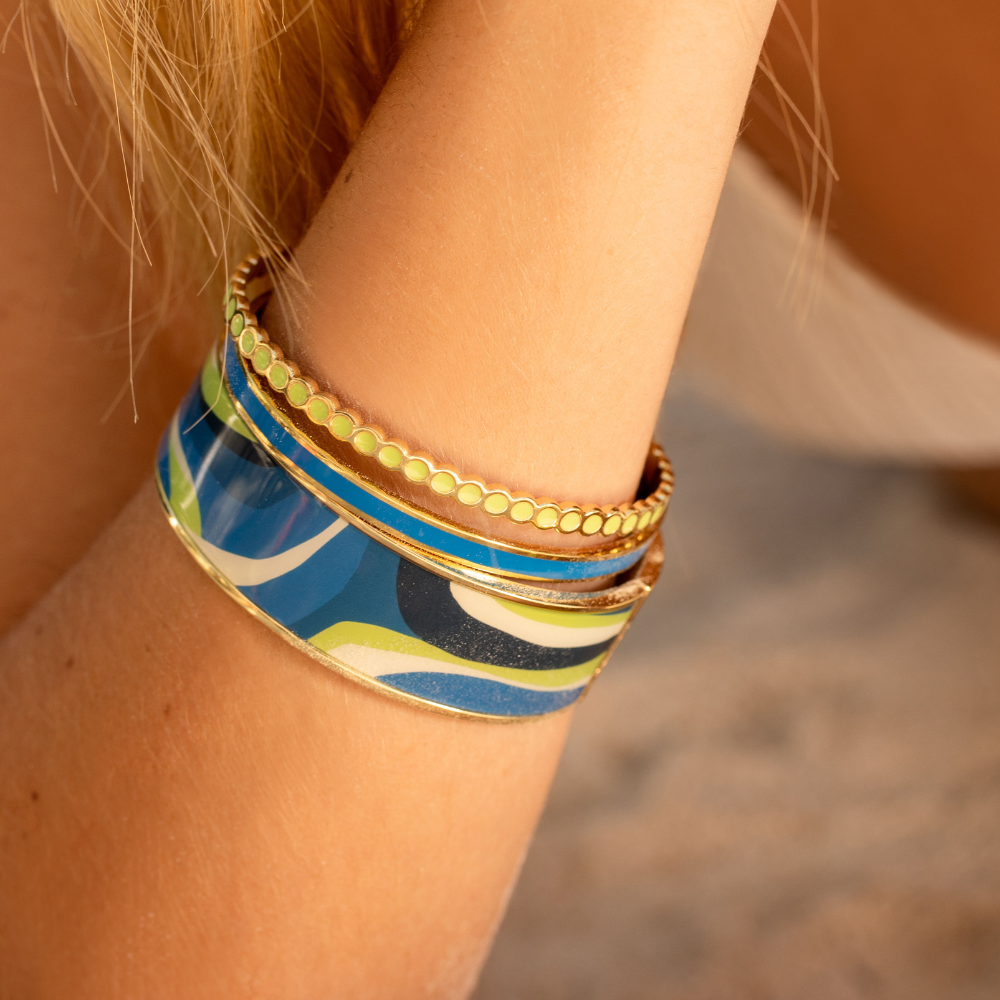 Jonc Bangle - Bleu Myosotis - Bangle-Up 